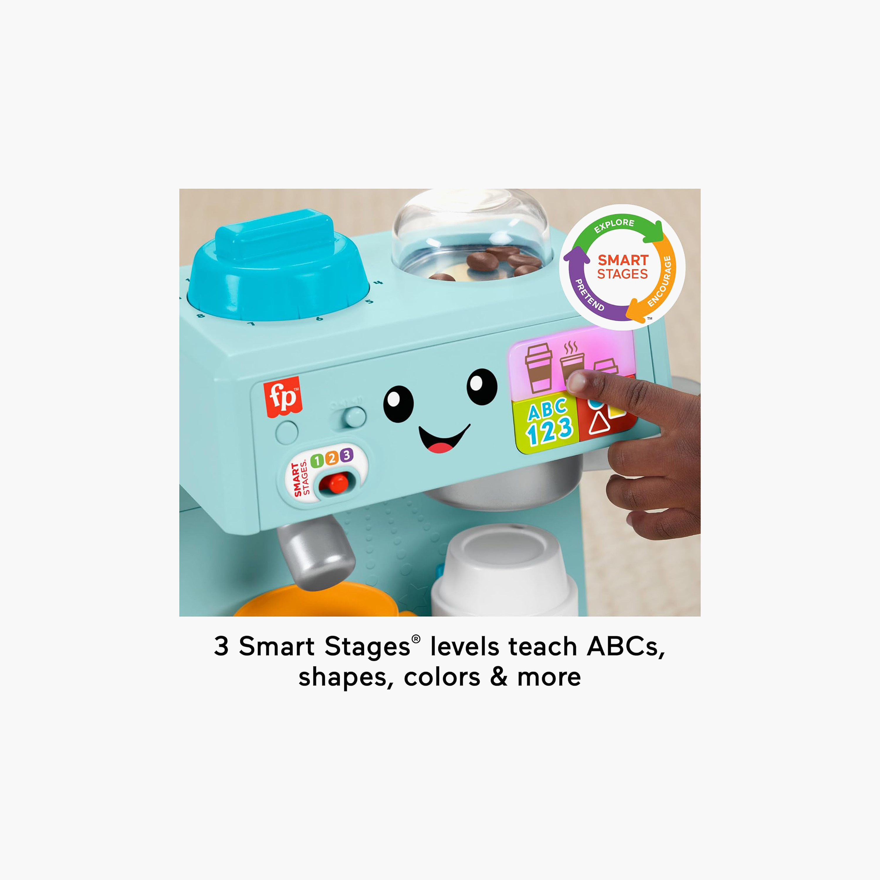 Fisher-Price Laugh and Learn Coffee Cafe Playset-toys-roleplay-playfoods-image-3