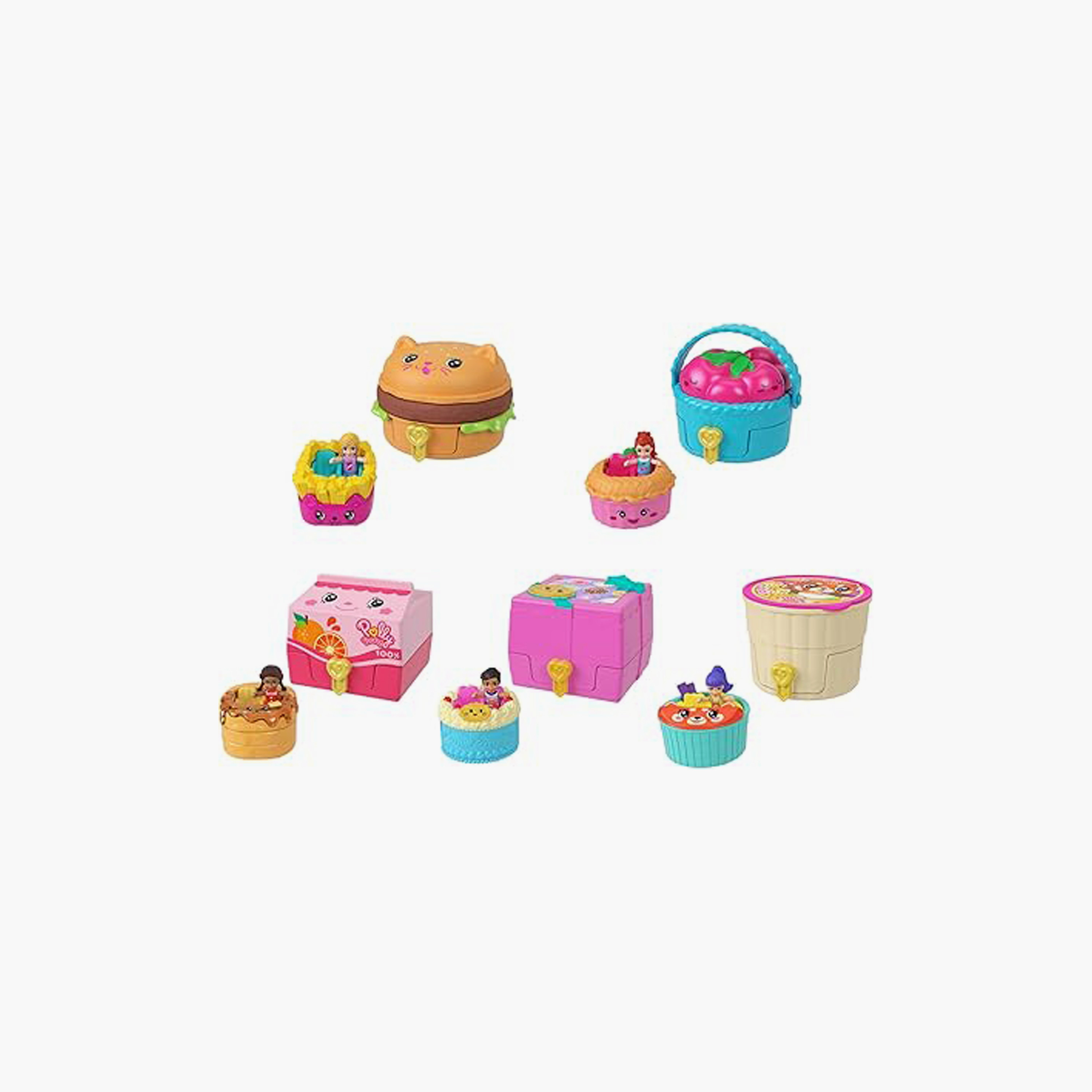 Polly Pocket Micro Dolls & Compacts with Toy Cars-toys-dollsandplaysets-dollplaysets-image-1