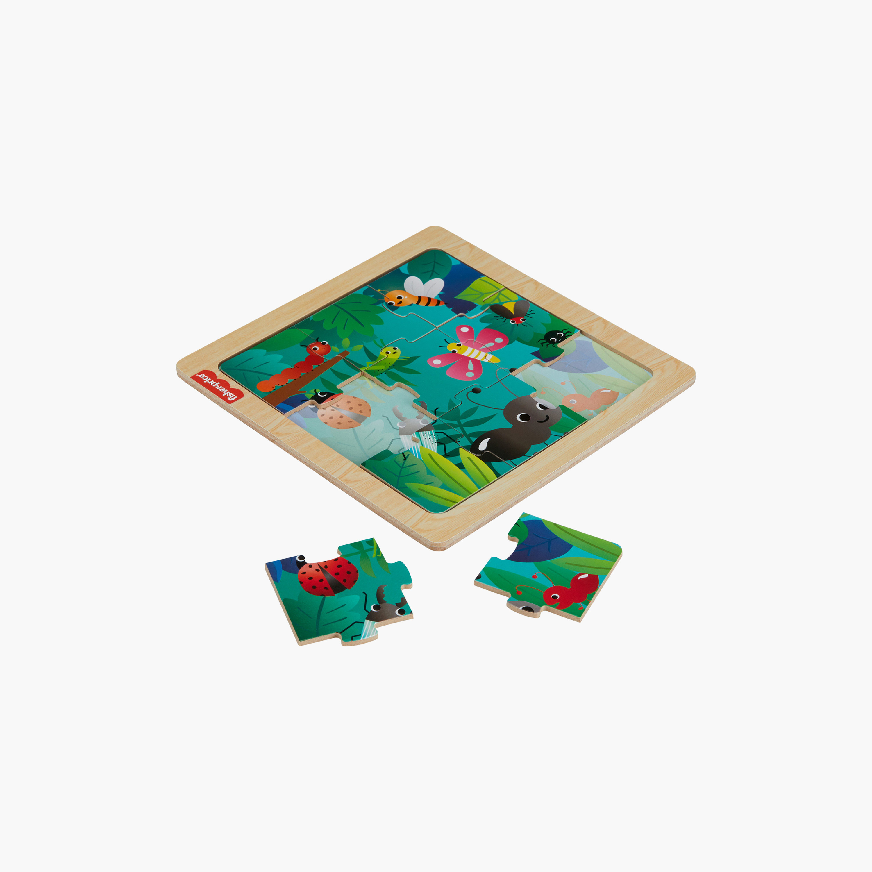 Fisher Price 10-Piece Wooden Jigsaw Puzzle​-toys-indoortoys-puzzles-image-2