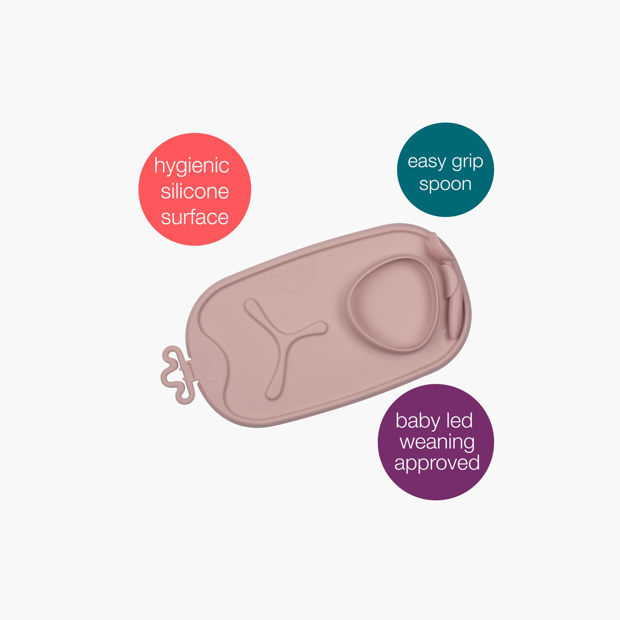 b.box Roll Mealtime Set with Silicone Mat and Spoon, Integrated Spoon Holder-baby-feeding-mealtimeessentials-image-2