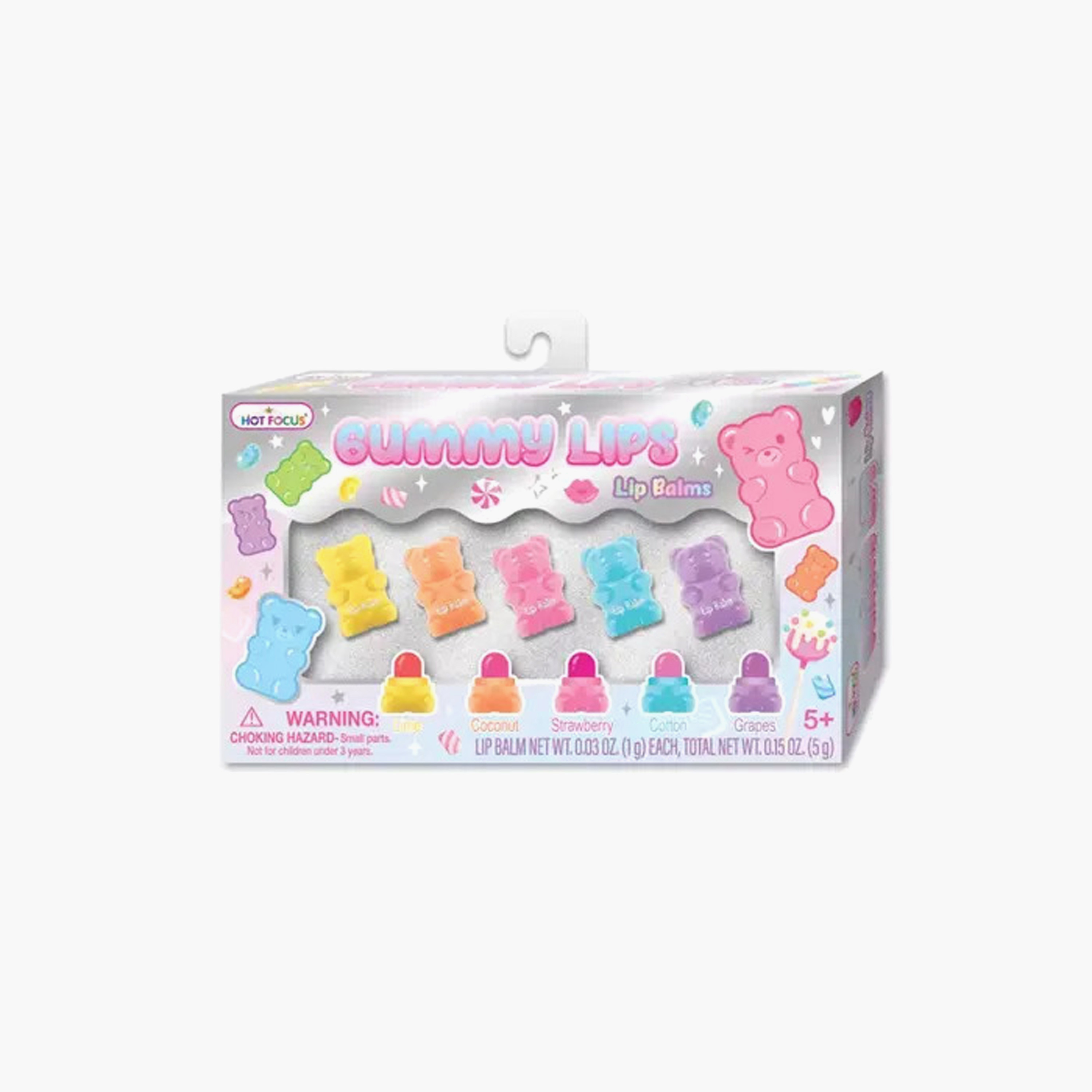 Hot Focus Gummy Bear Lip Balm Set-toys-roleplay-makeupandcosmeticsets-image-1