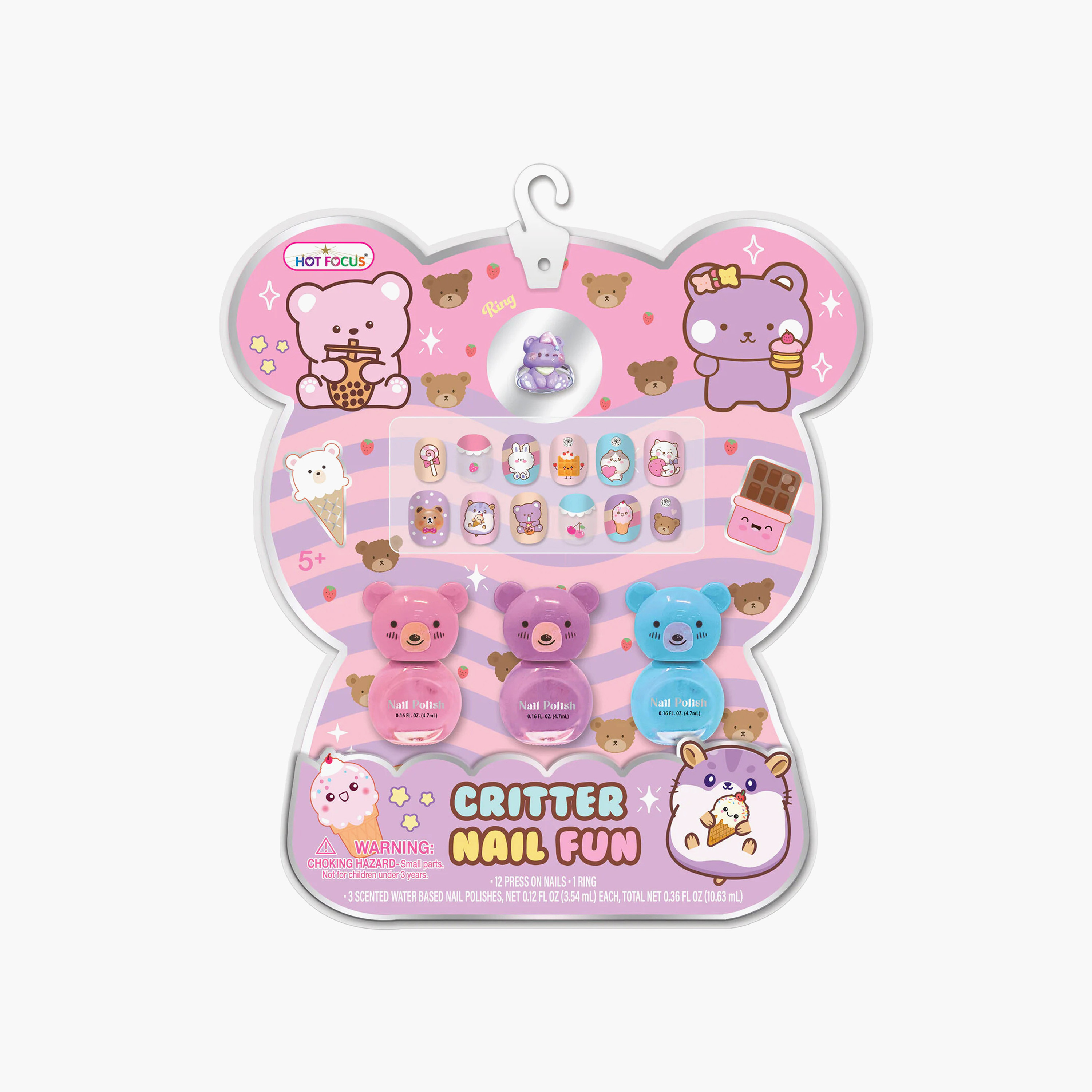 طقم تزيين الأظافر كريتر من هوت فوكس-toys-roleplay-makeupandcosmeticsets-image-1