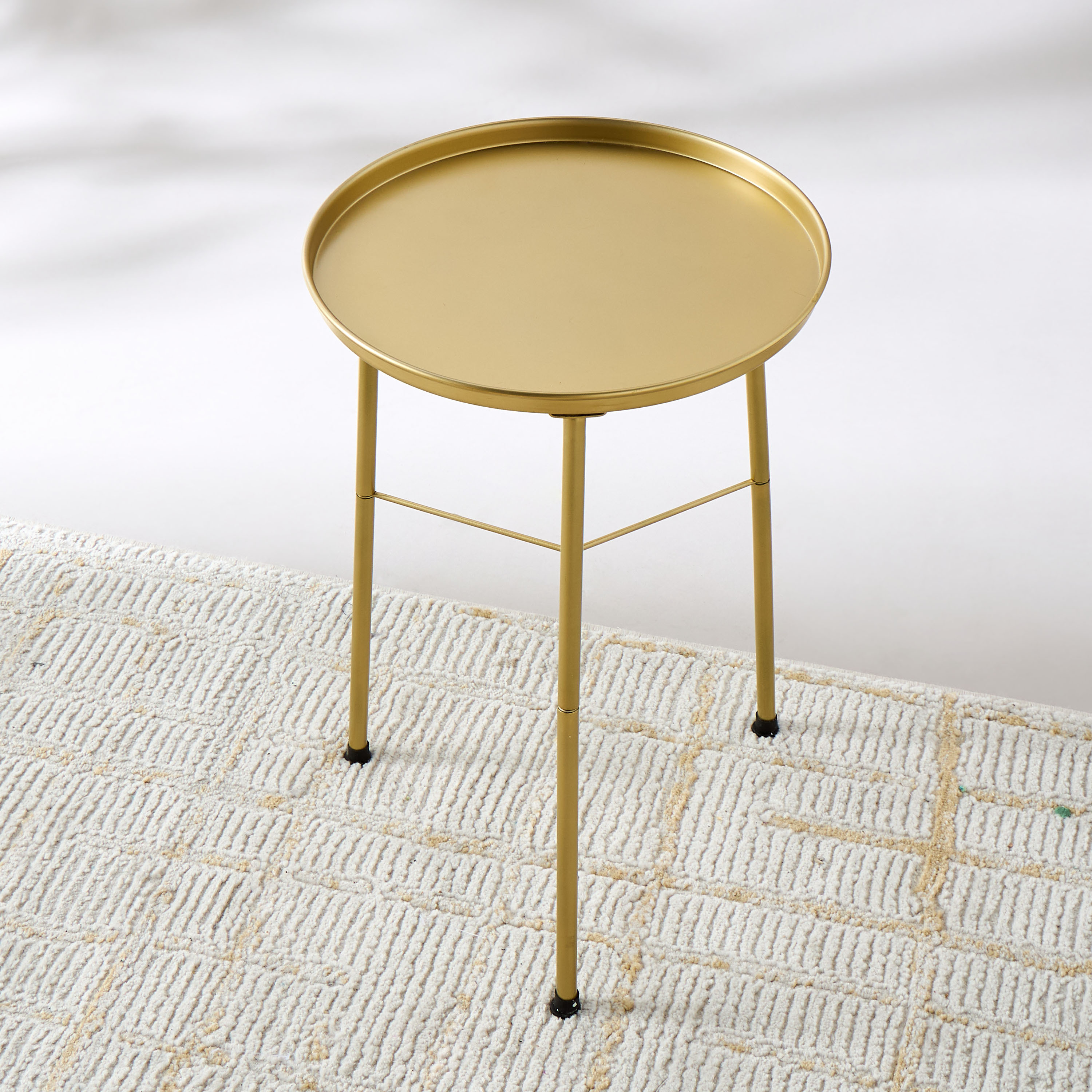Metallic Side Table - 29x29x46 cms-furniture-livingroom-sideandendtables-image-3