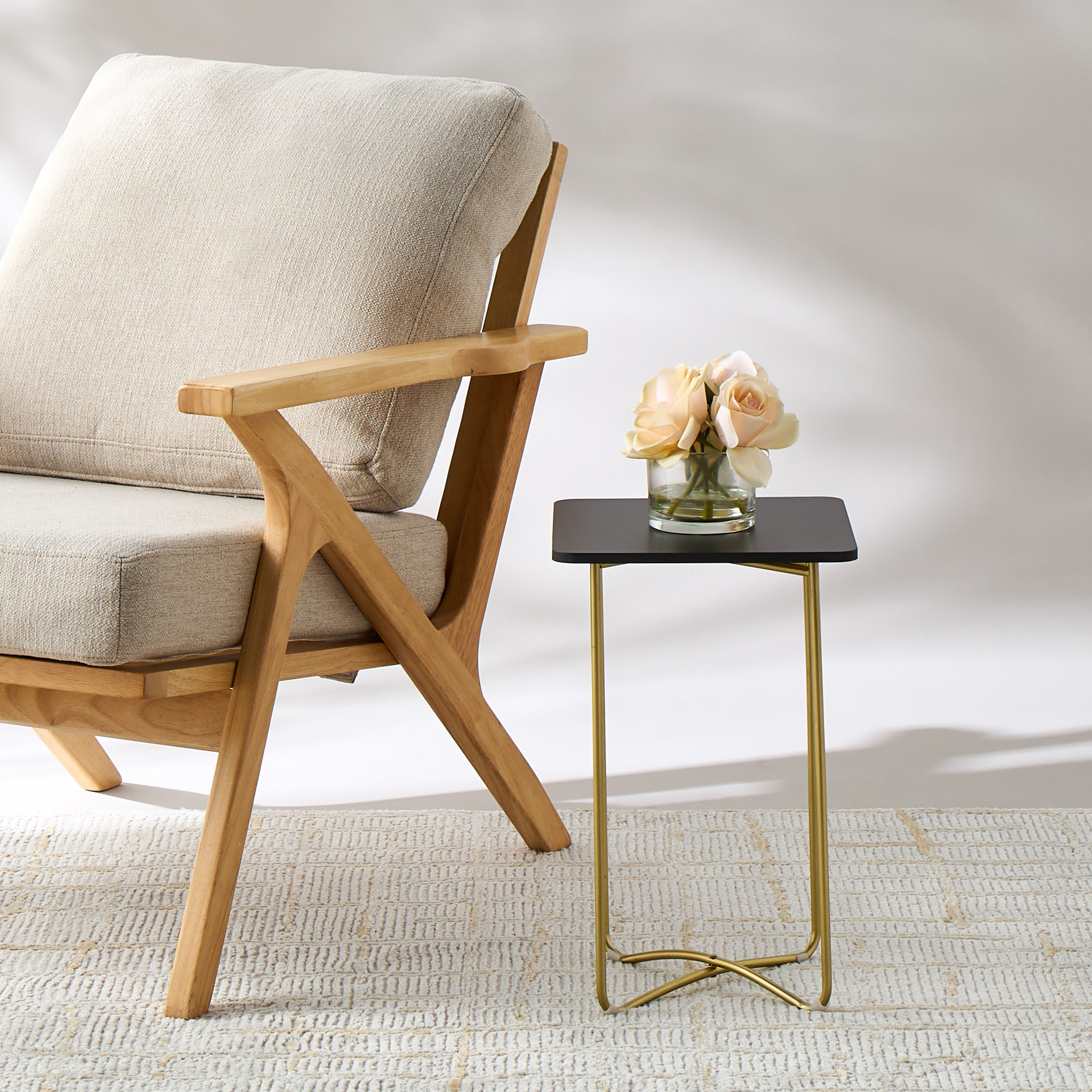Metallic Side Table - 29x29x46 cms-furniture-livingroom-sideandendtables-image-1