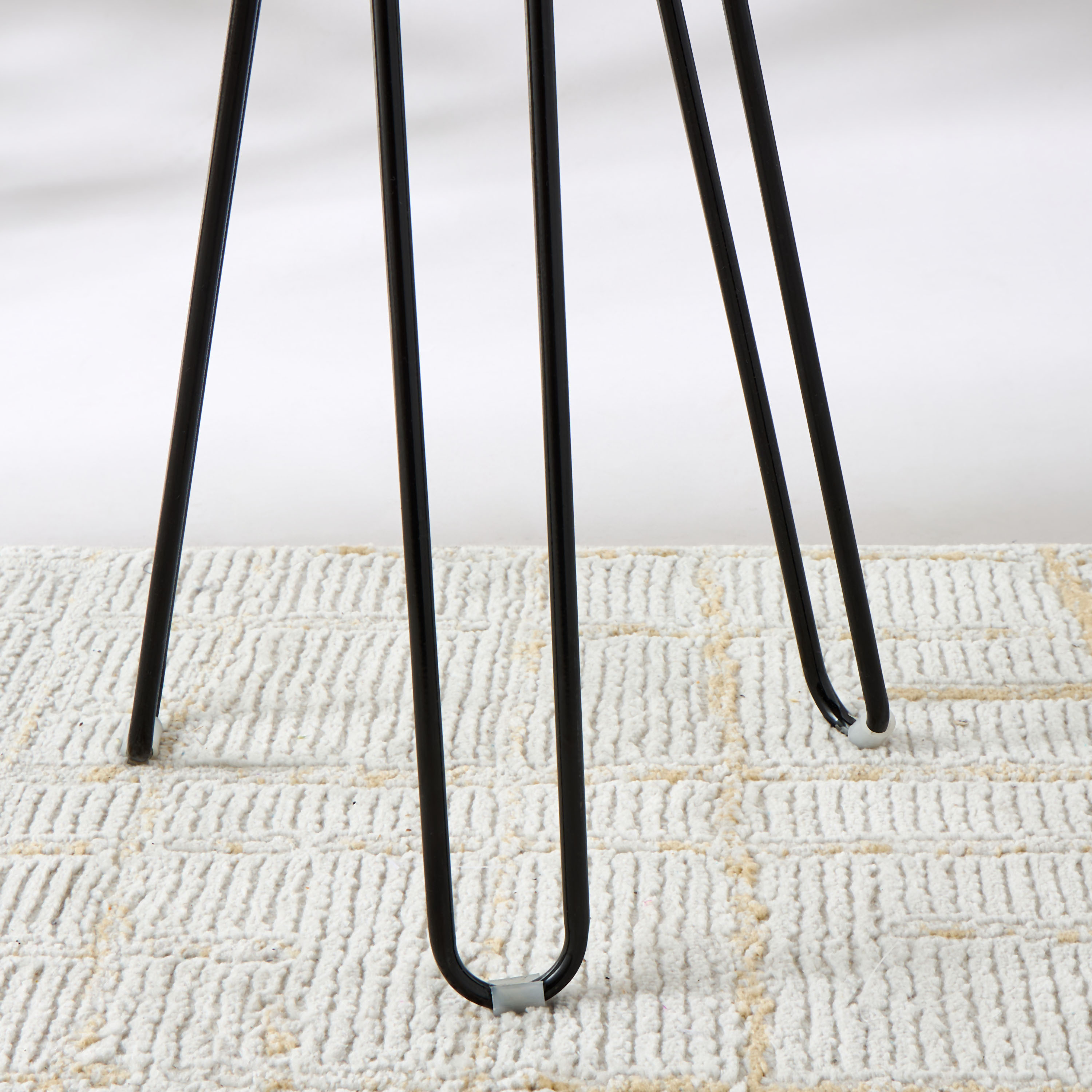 Round Side Table with Hairpin Legs - 29x46 cms-furniture-livingroom-sideandendtables-image-5