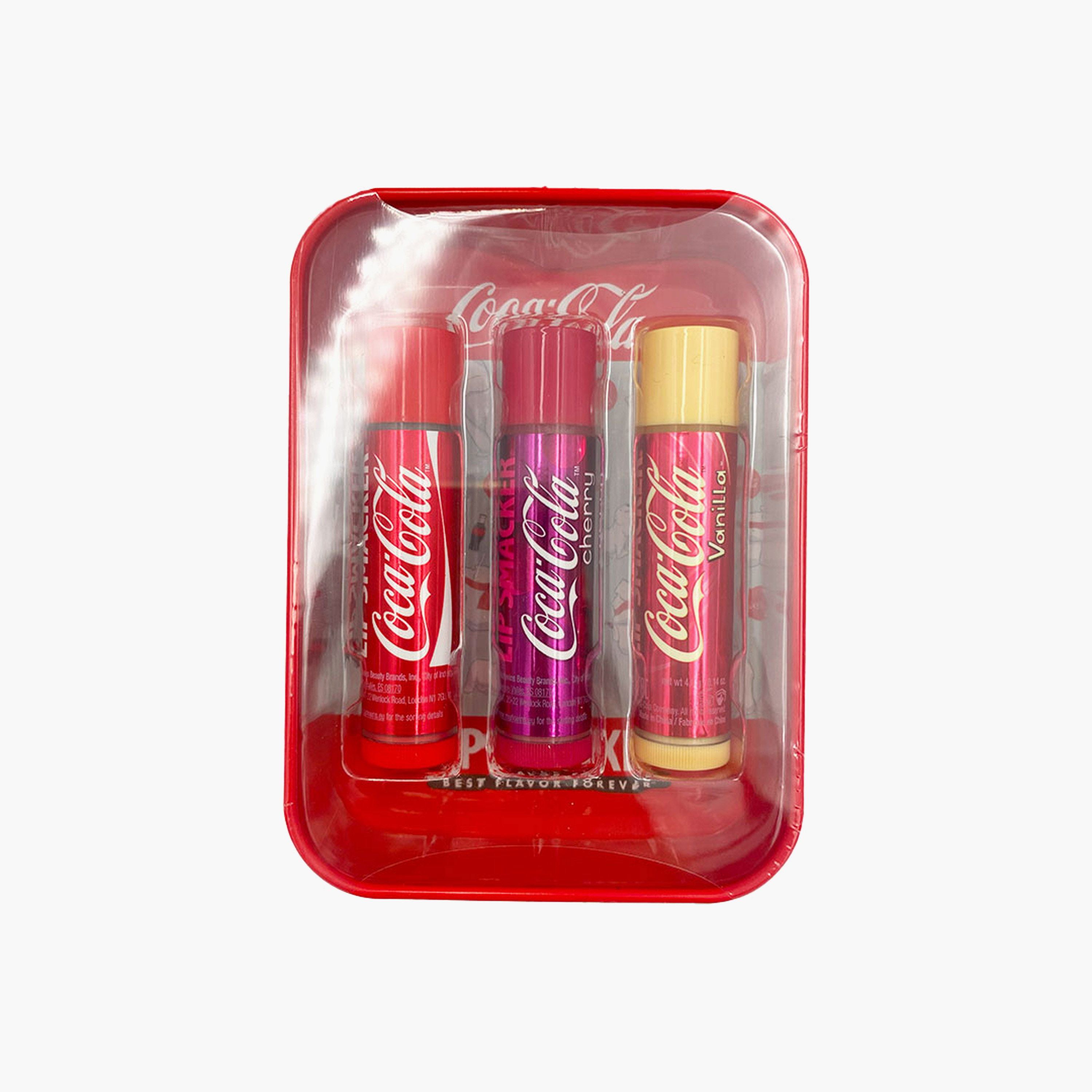 مجموعة مرطبات شفاه بنكهات كوكاكولا 3 قطع من ليب سماكر-beautyandpersonalcare-skin-lipcare-lipbalm-image-1