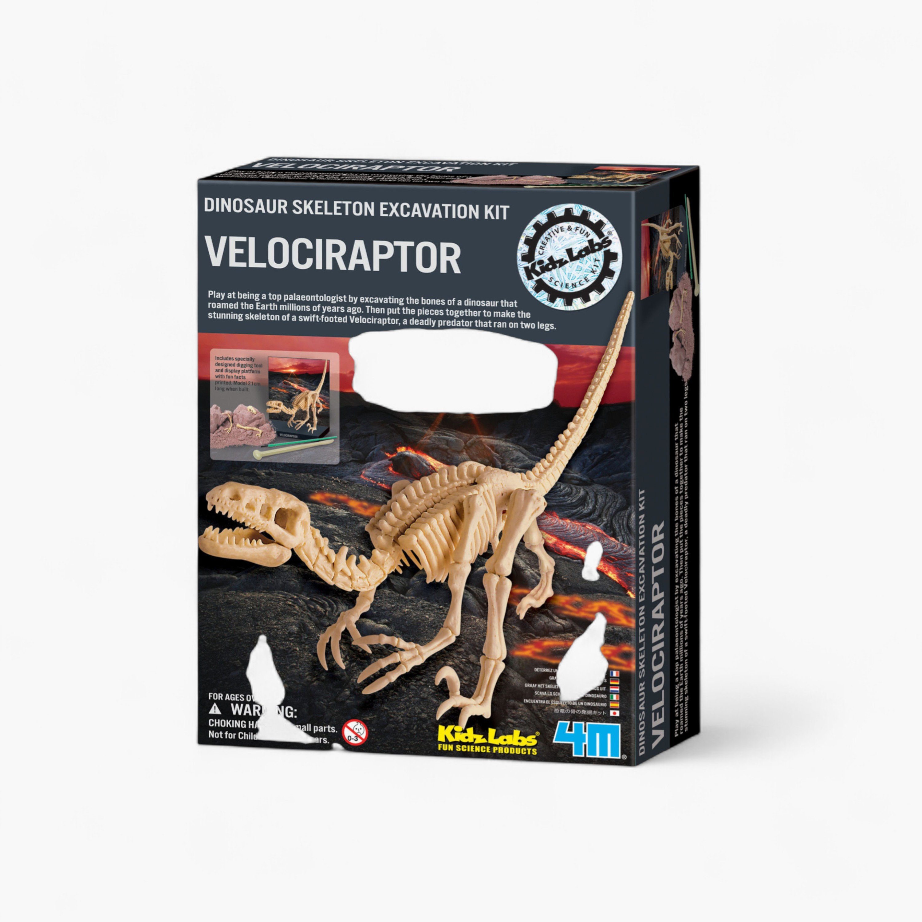 4M Velociraptor Skeleton Excavation Playset-toys-educational-stemtoys-image-2