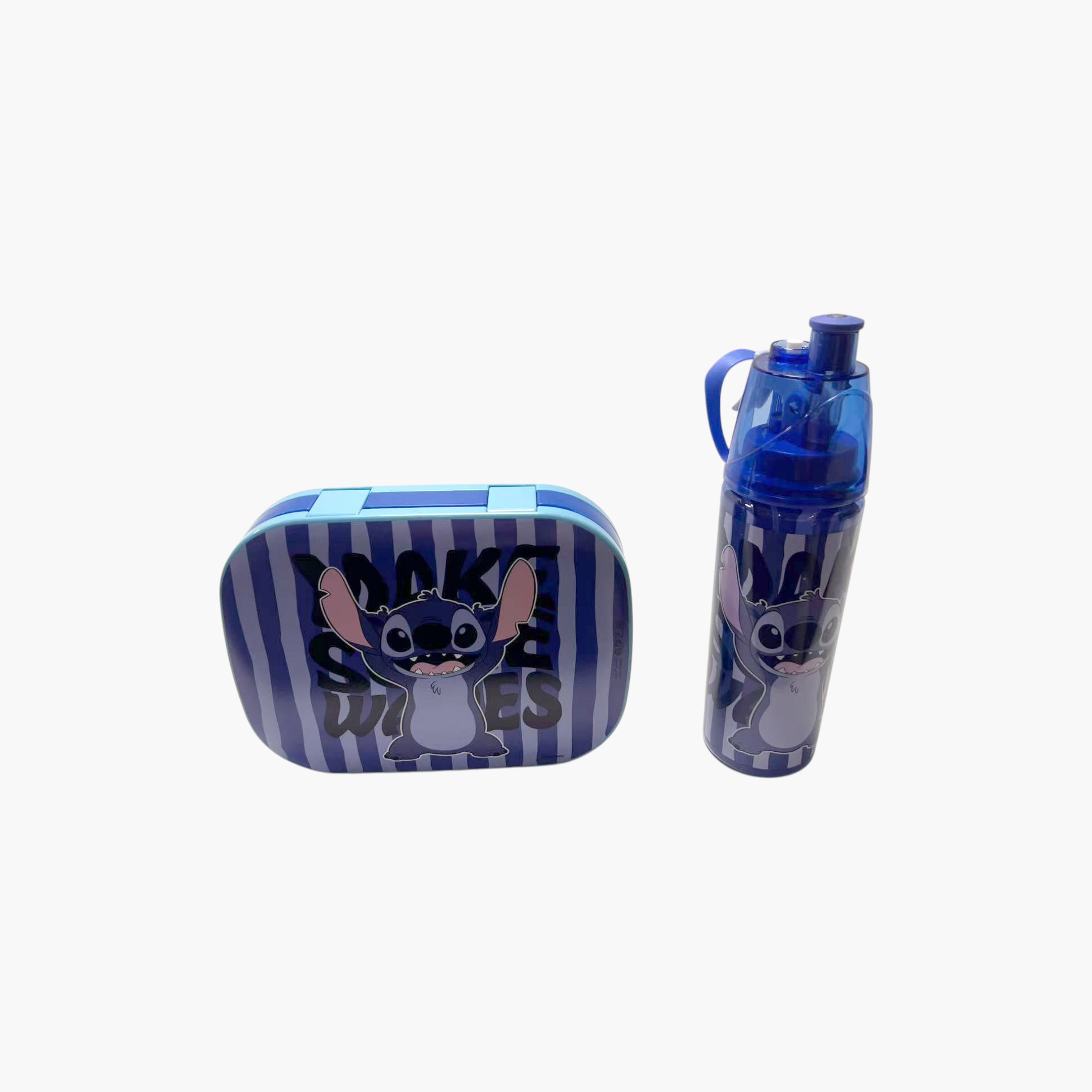 Disney Stitch Print Water Bottle with Lunch Bag and Box-school-lunchessentials-lunchbags-image-4