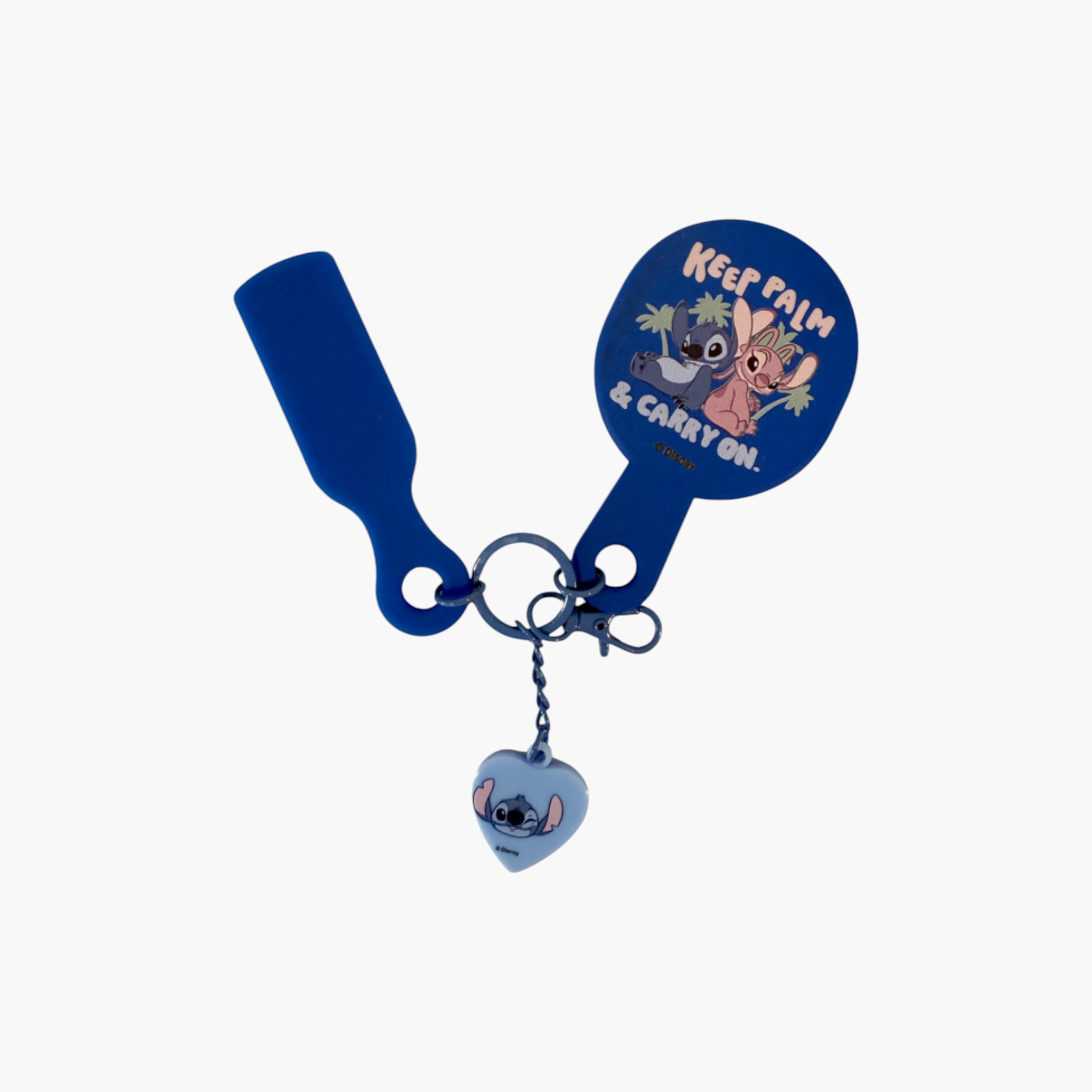 Disney Stitch and Angel Print Keychain-girls-accessories-keyringsandbagcharms-image-1
