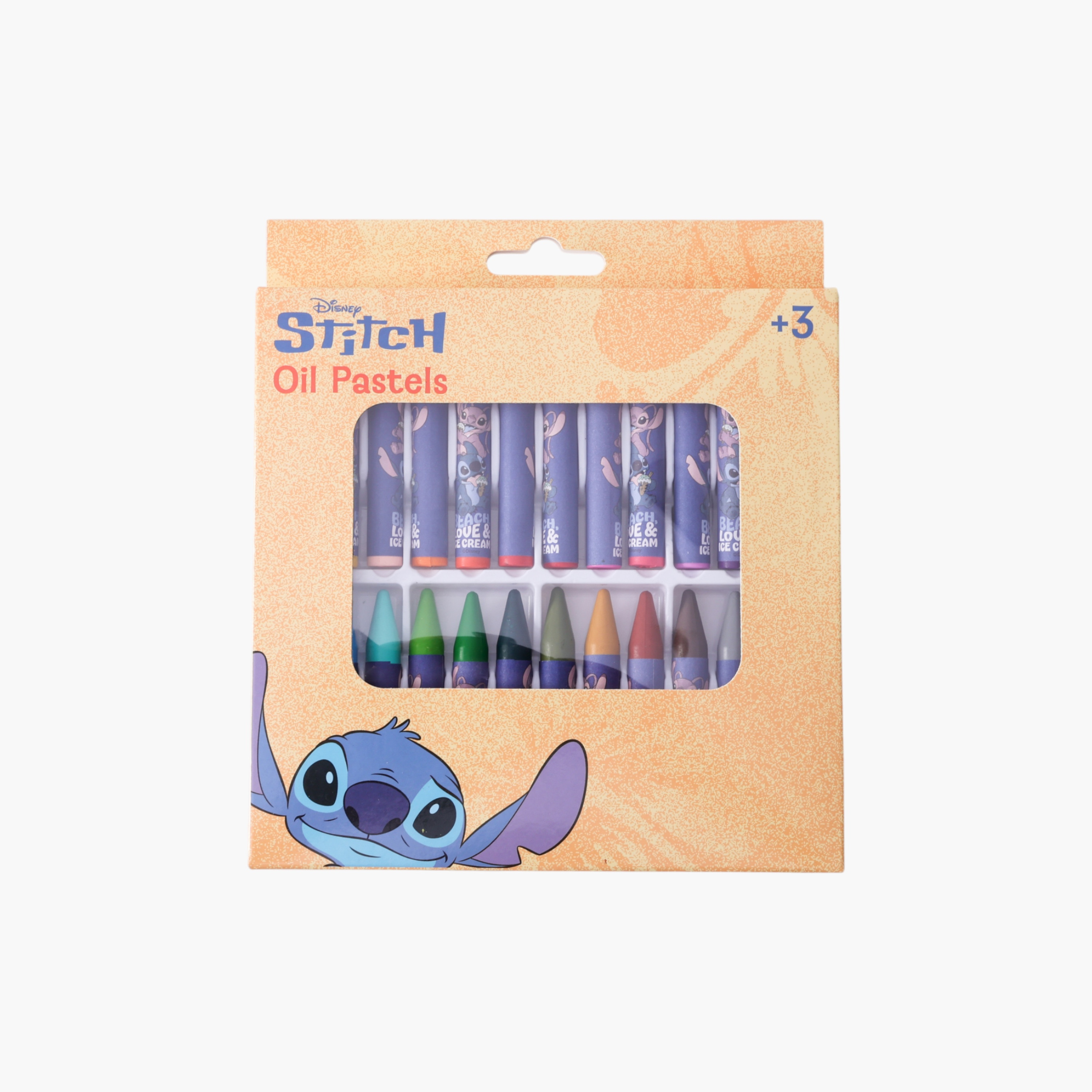 Disney Stitch Print 24-Piece Oil Pastel Crayon Set-school-stationery-pensandpencils-image-1