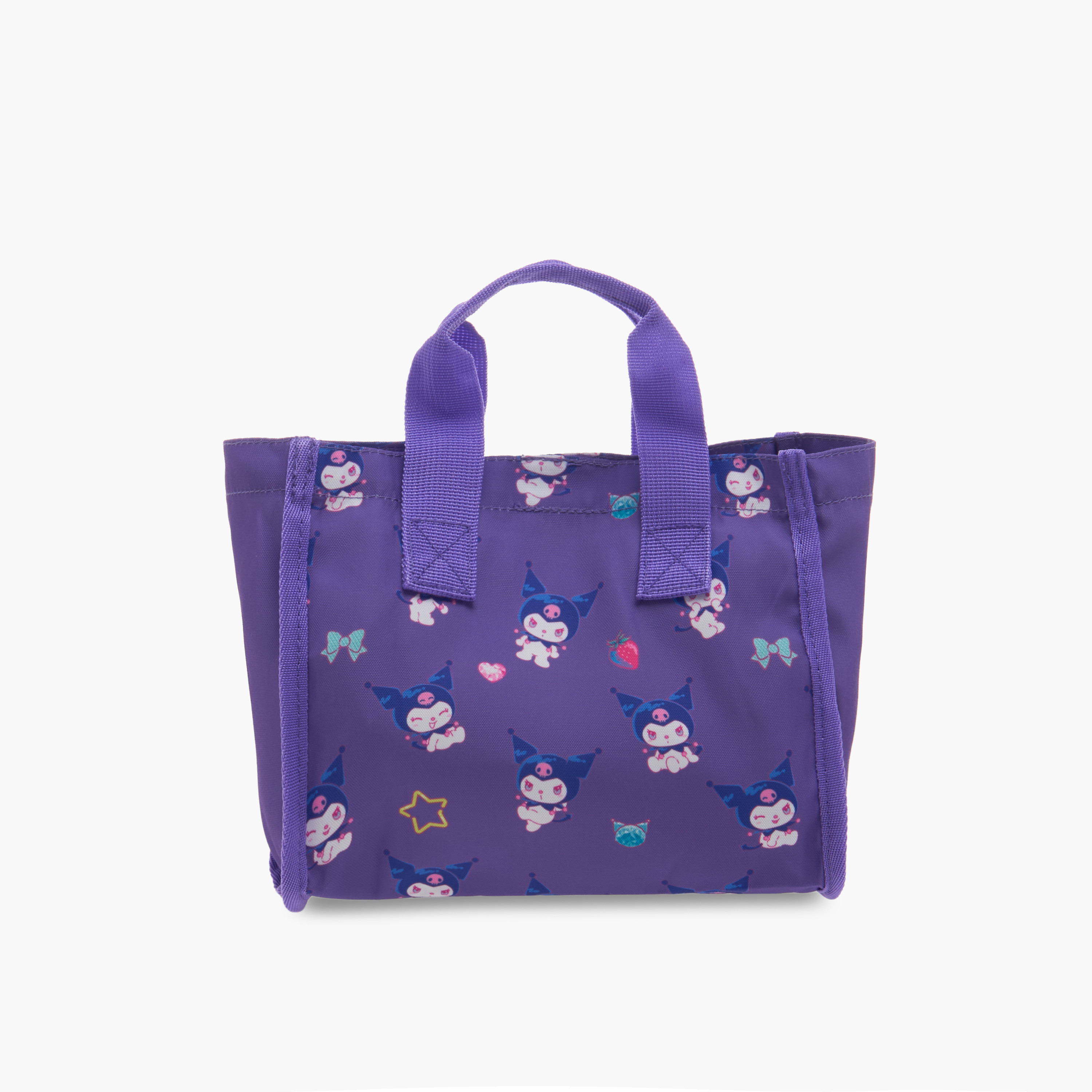 Sanrio Kuromi Print Lunch Bag for Girls with Double Handle-school-lunchessentials-lunchbags-image-1