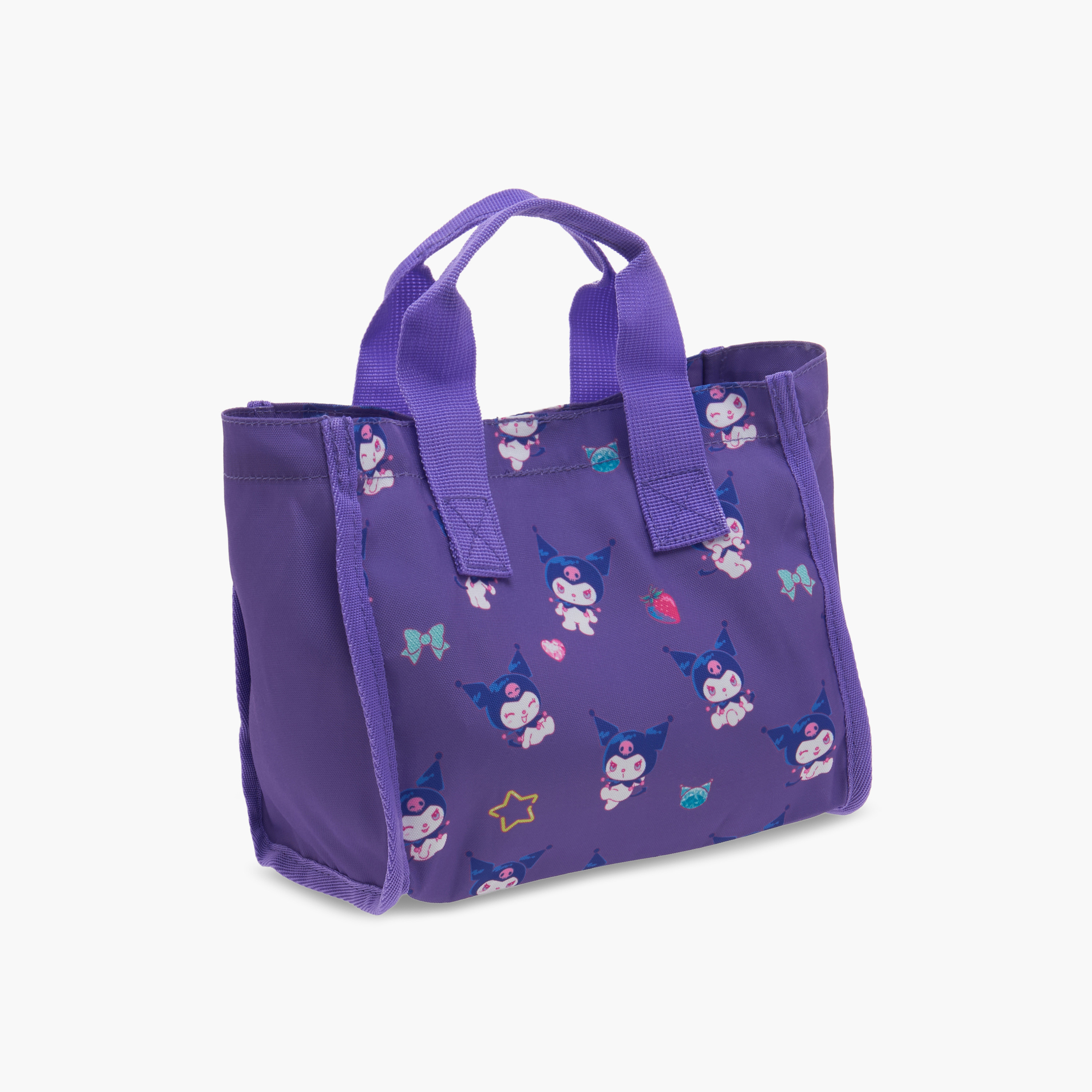 Sanrio Kuromi Print Lunch Bag for Girls with Double Handle-school-lunchessentials-lunchbags-image-2