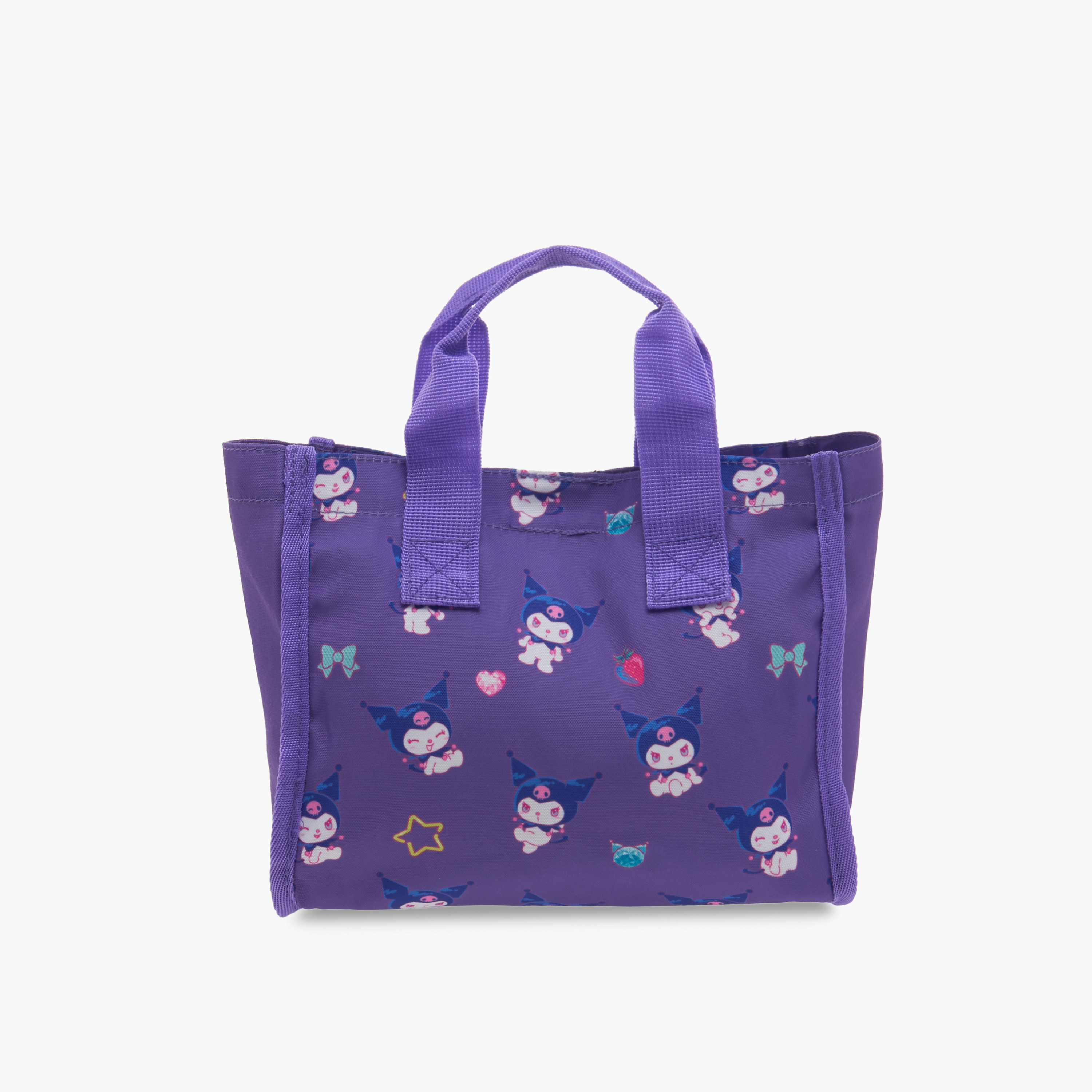 Sanrio Kuromi Print Lunch Bag for Girls with Double Handle-school-lunchessentials-lunchbags-image-3