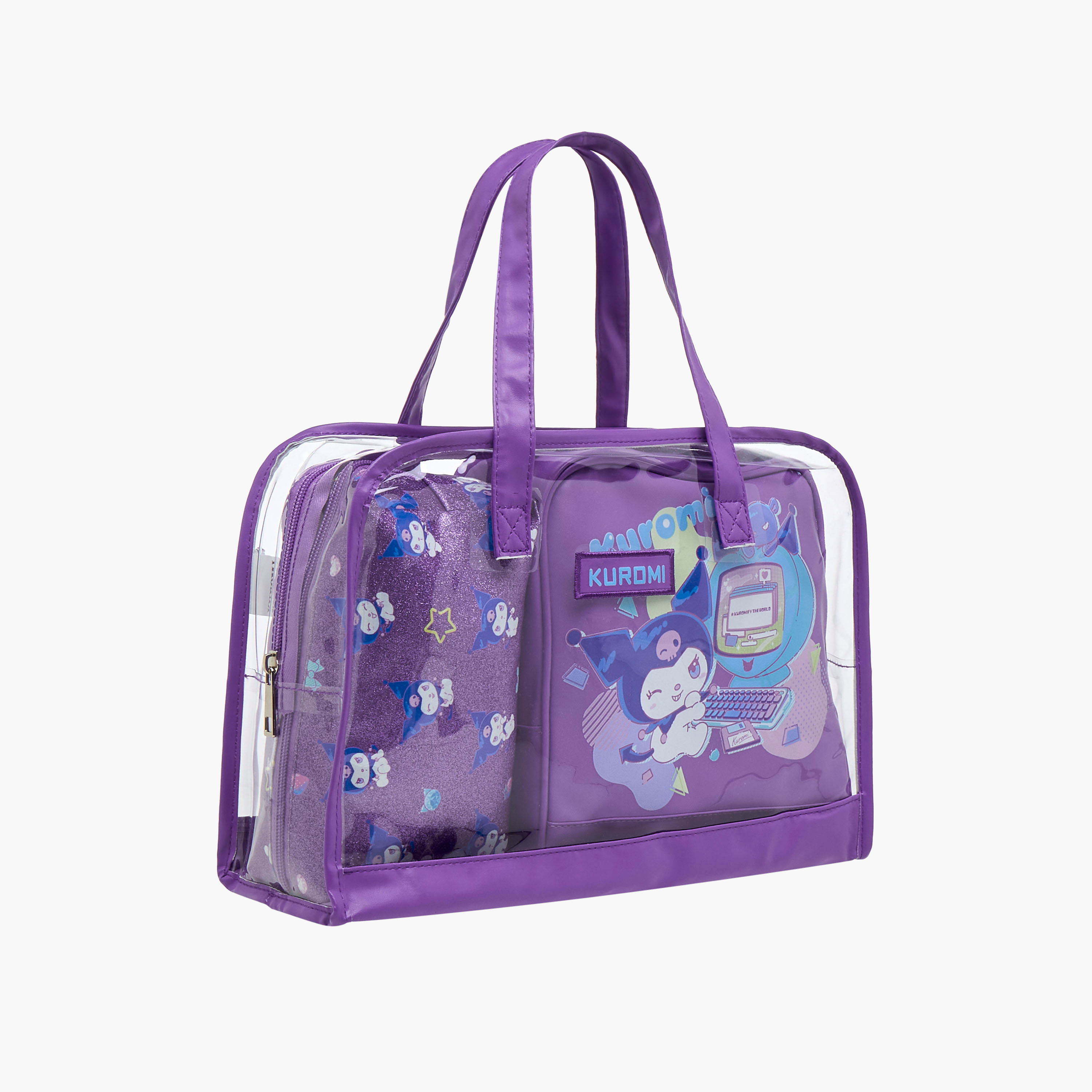 شنطة أدوات تجميل بطبعات كورومي 3 قطع من سانريو-school-lunchessentials-lunchbags-image-3