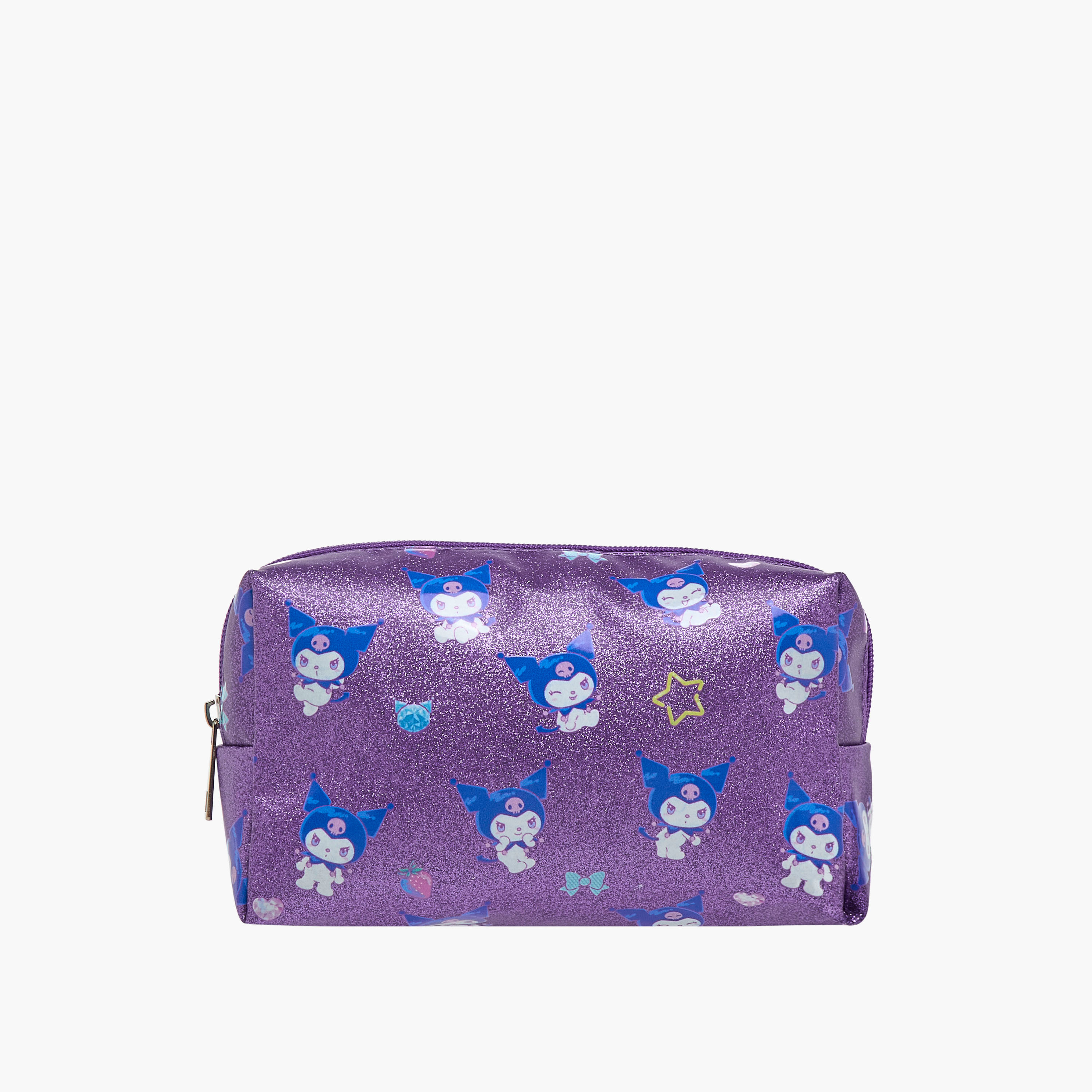Sanrio 3-Piece Kuromi Print Cosmetic Bag Set-school-lunchessentials-lunchbags-image-6