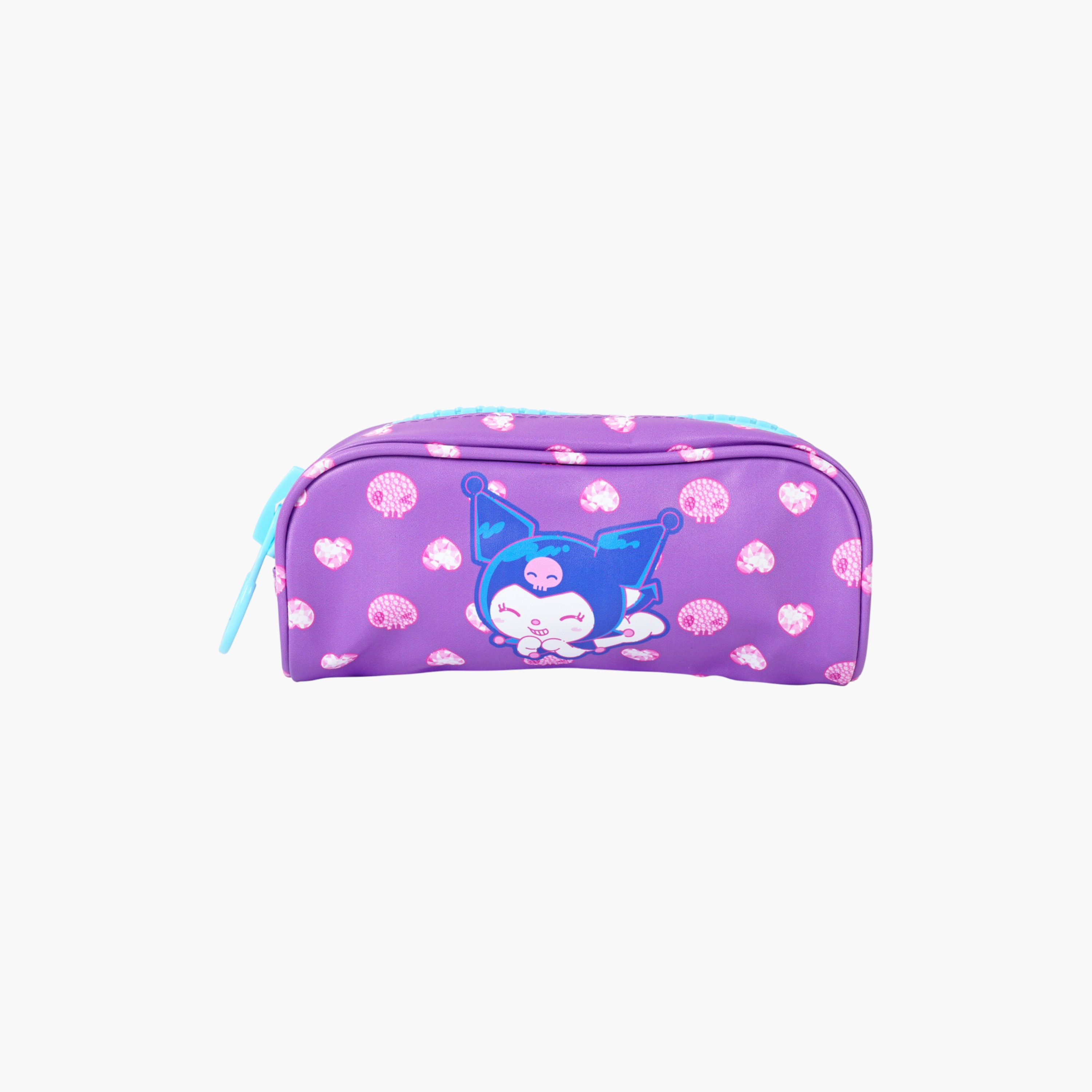 Sanrio Kuromi Pencil Case with Zip Closure - Polyester-school-stationery-pencilcases-image-1
