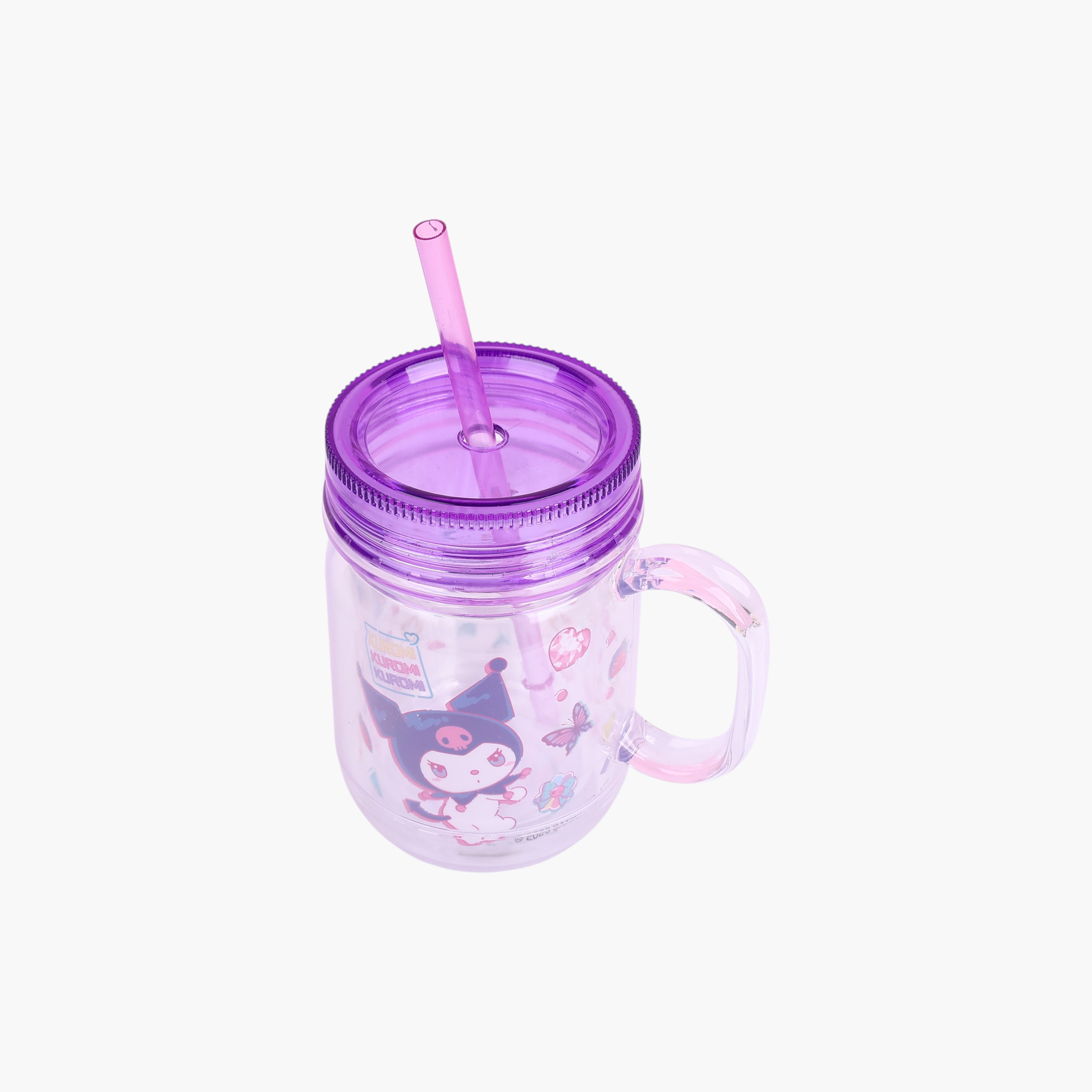 كوب بطبعات كيرومي بقشّة من سانريو - 550 مل-household-dining-teaandcoffee-travelmugsandsippers-image-2