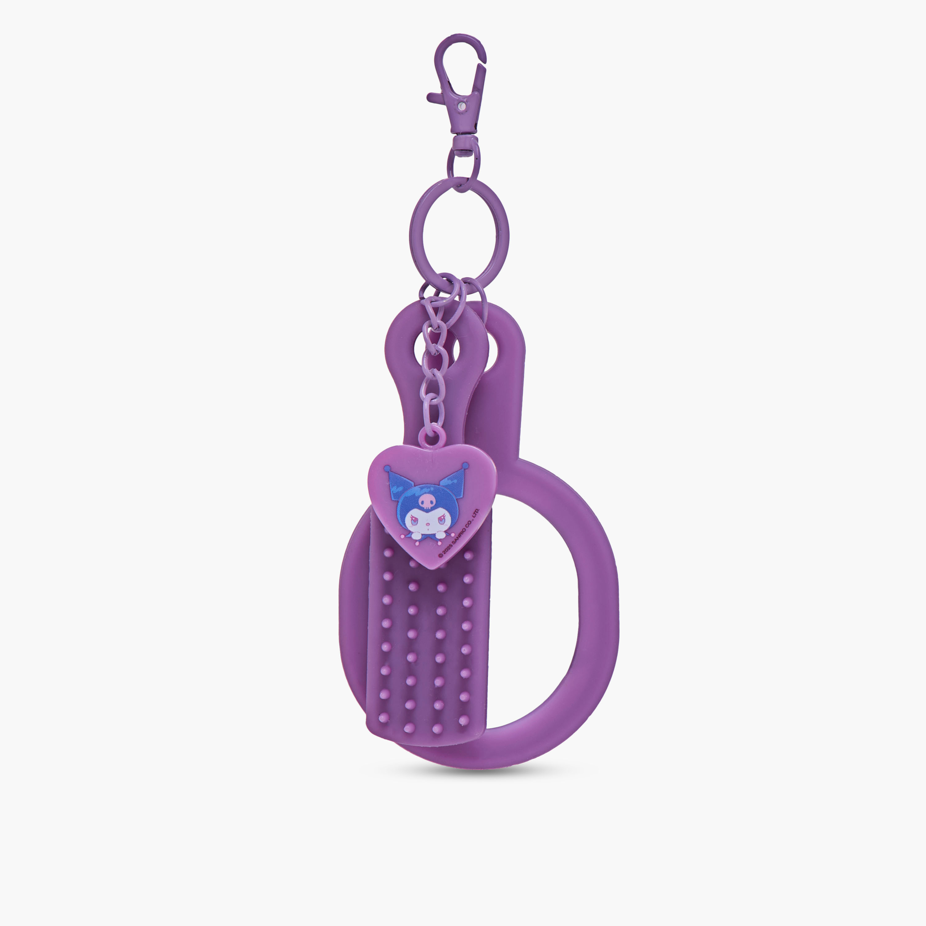 Sanrio Girls Mini Mirror with Brush Keychain-girls-accessories-keyringsandbagcharms-image-1