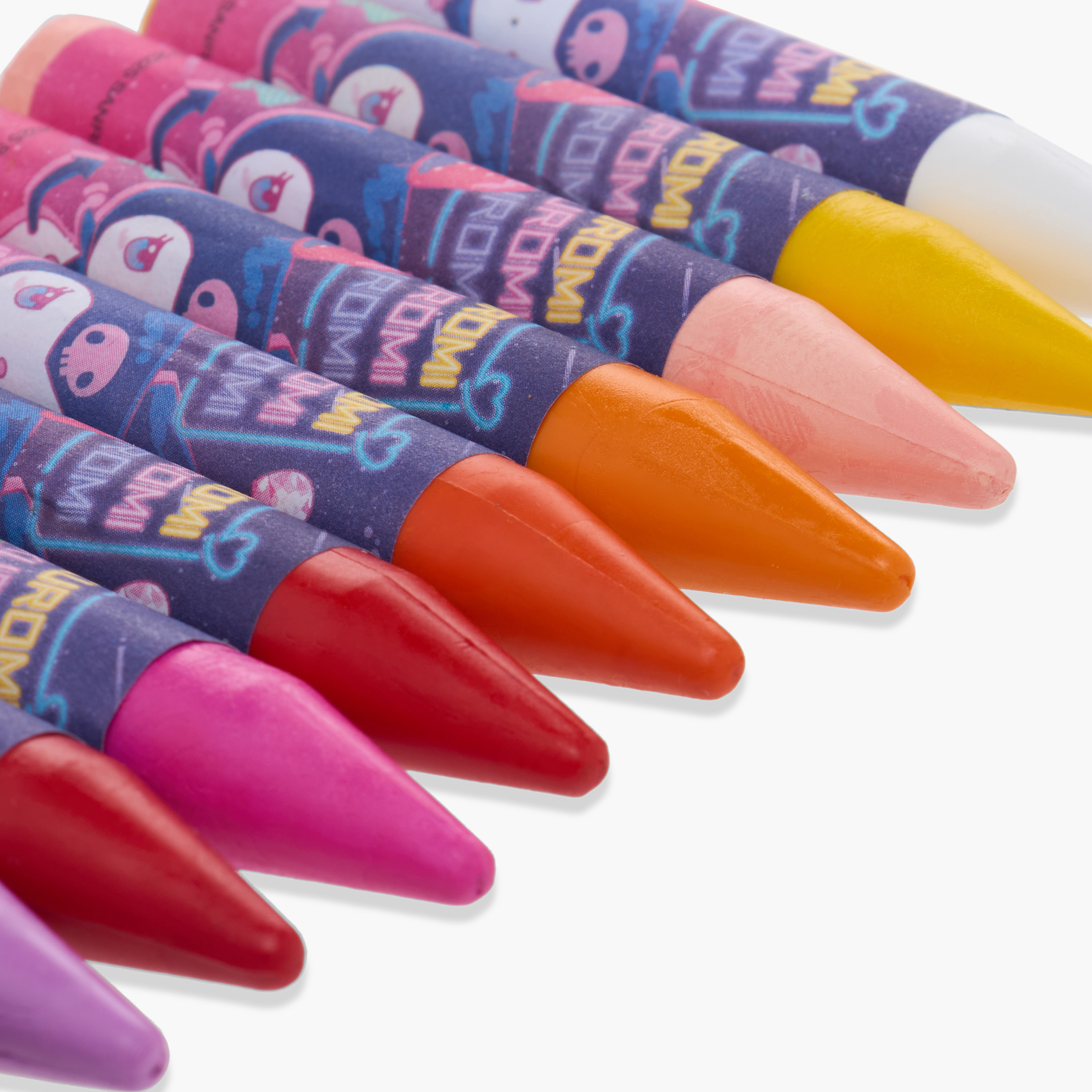 طقم أقلام تلوين زيتية بطبعات كورومي من سانريو - 24 لون-school-stationery-pensandpencils-image-4