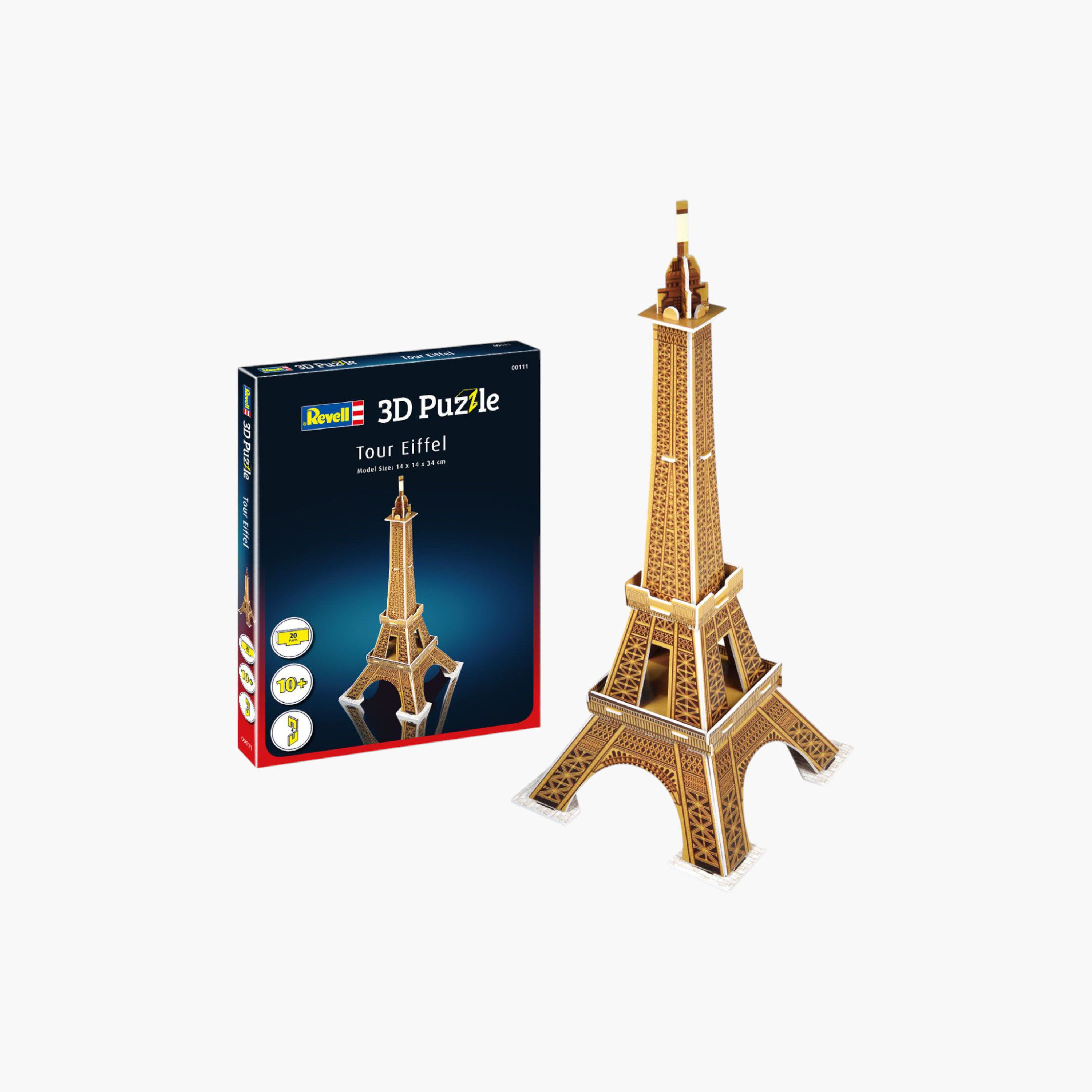 مجموعة بازل مصغّرة ثلاثية الأبعاد لبرج إيفل من ريفيل - 39 قطعة-toys-indoortoys-puzzles-image-1