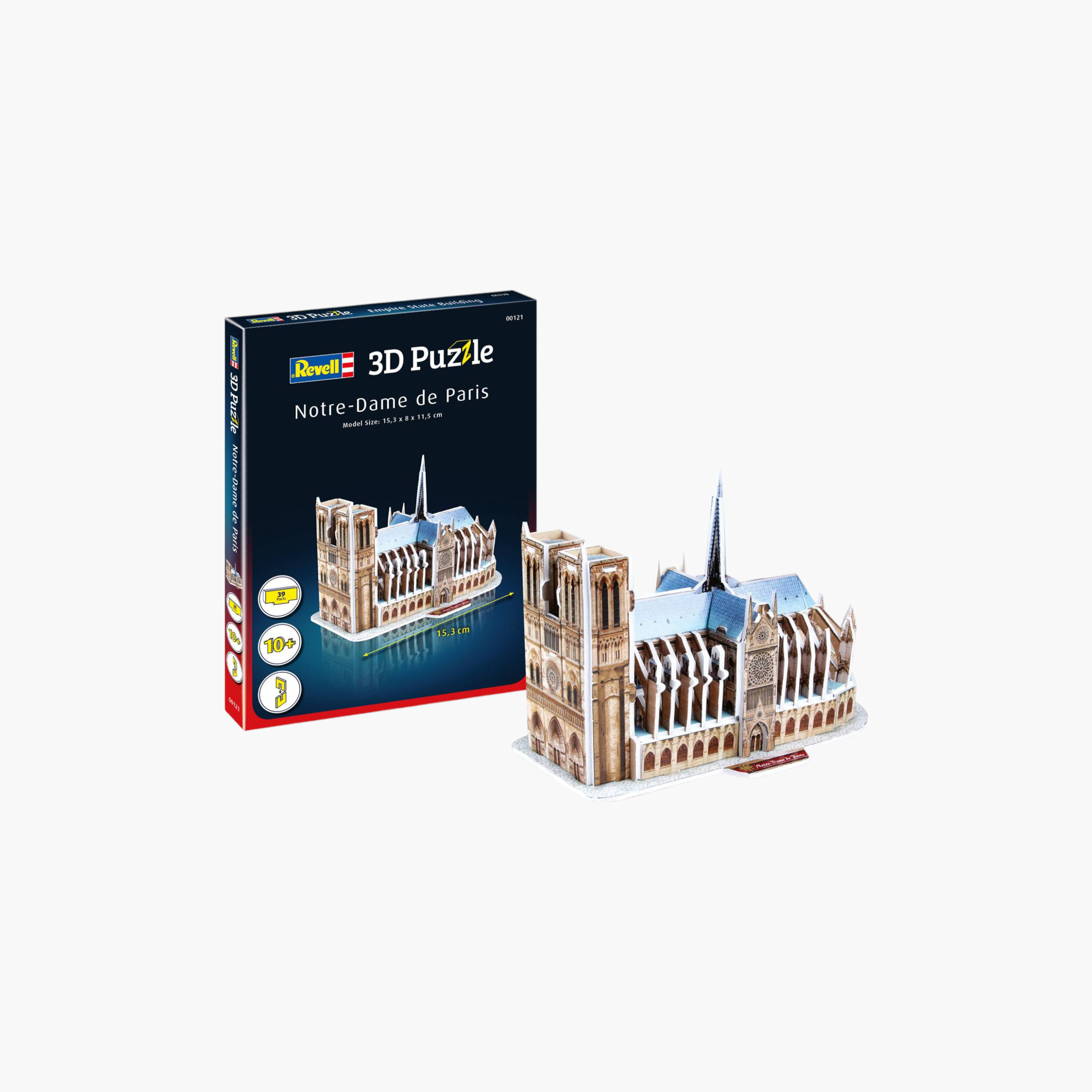 مجموعة بازل ثلاثي الأبعاد كاتدرائية نوتردام دي باريس 29 قطعة من ريفيل-toys-indoortoys-puzzles-image-1