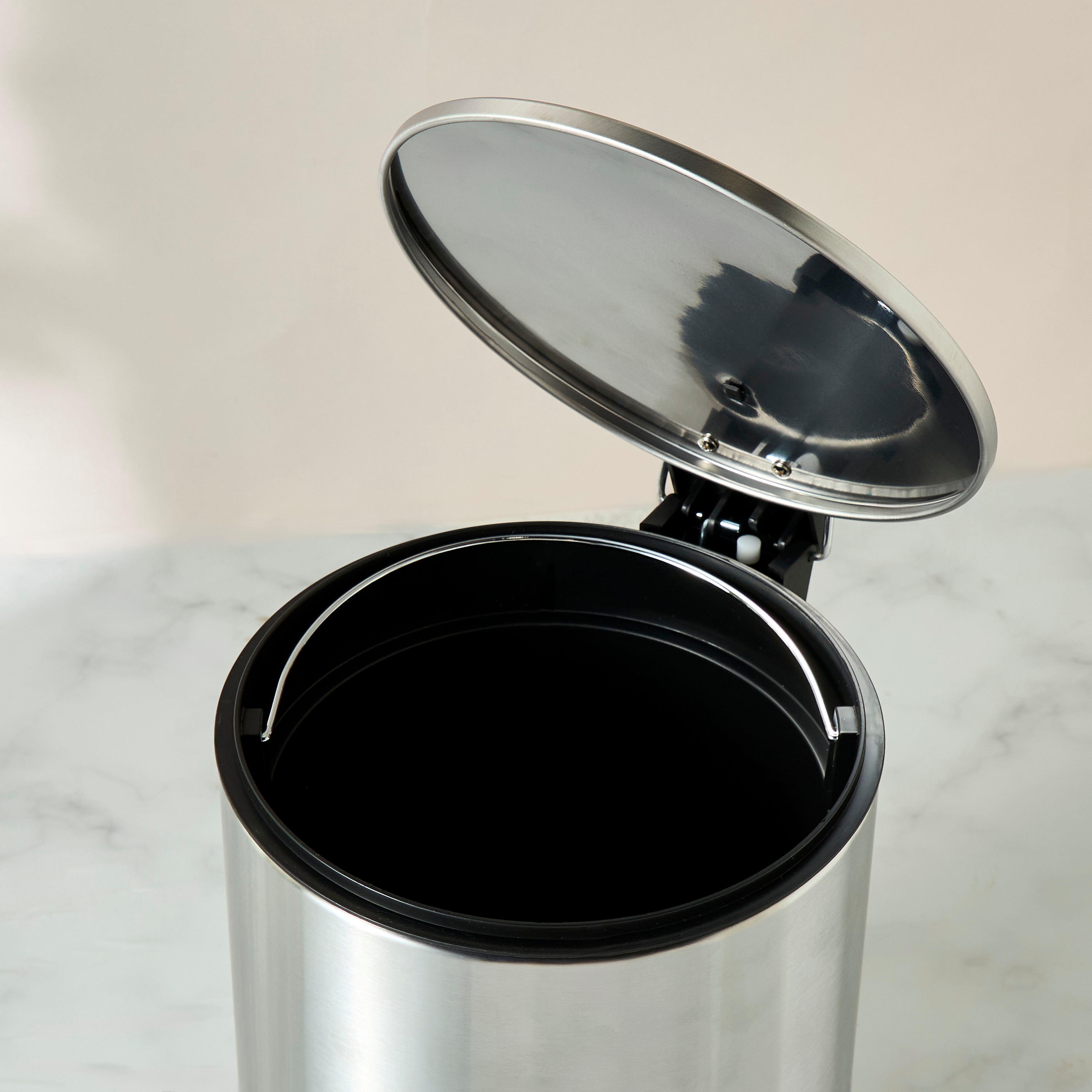 Metal Soft Close Pedal Waste Bin-household-storage-storagesolutions-storageboxesandbaskets-image-2