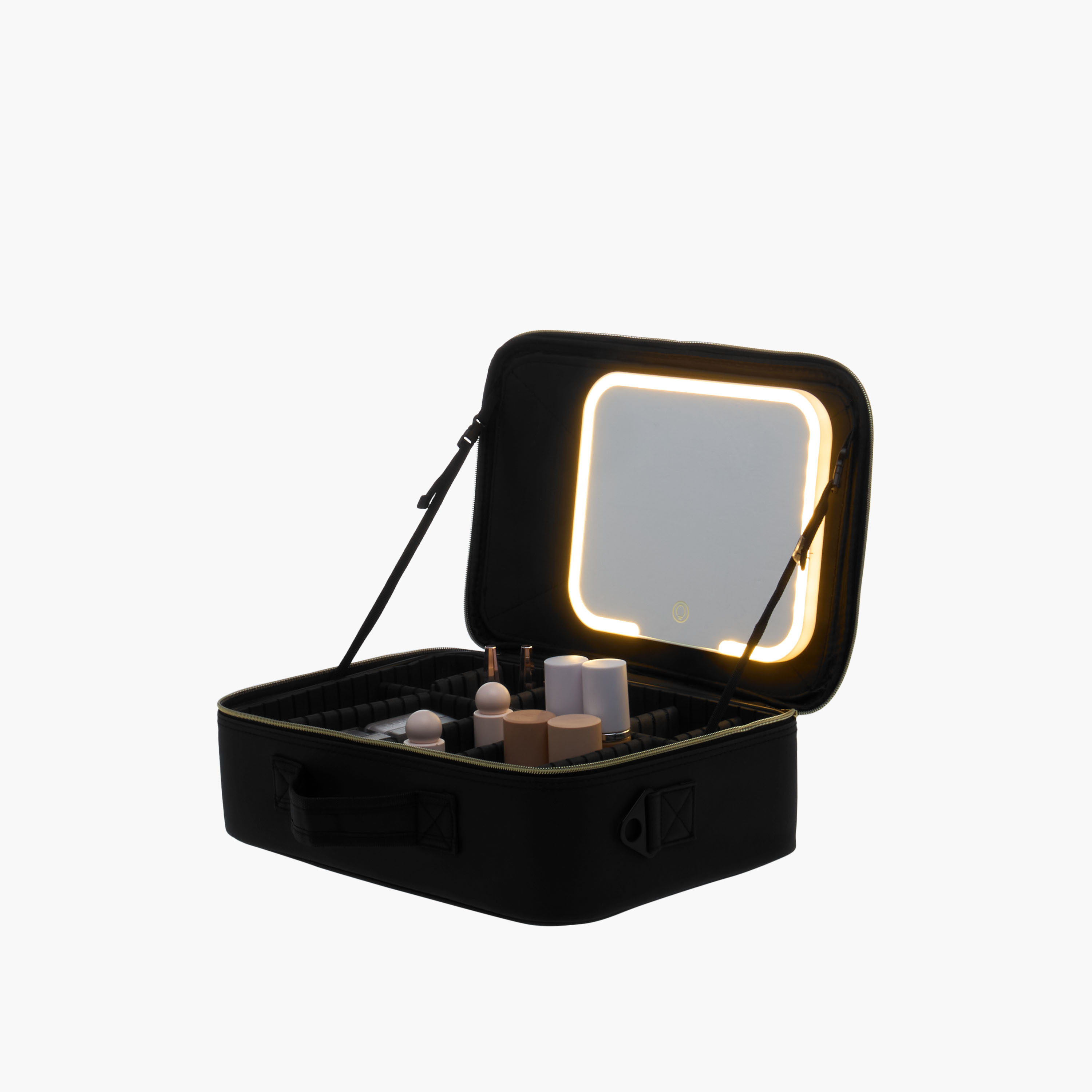 Cosmetics Storage Organiser with LED Mirror - 38x27x12 cms-household-storage-cosmeticorganizing-makeuporganizersandsets-image-6