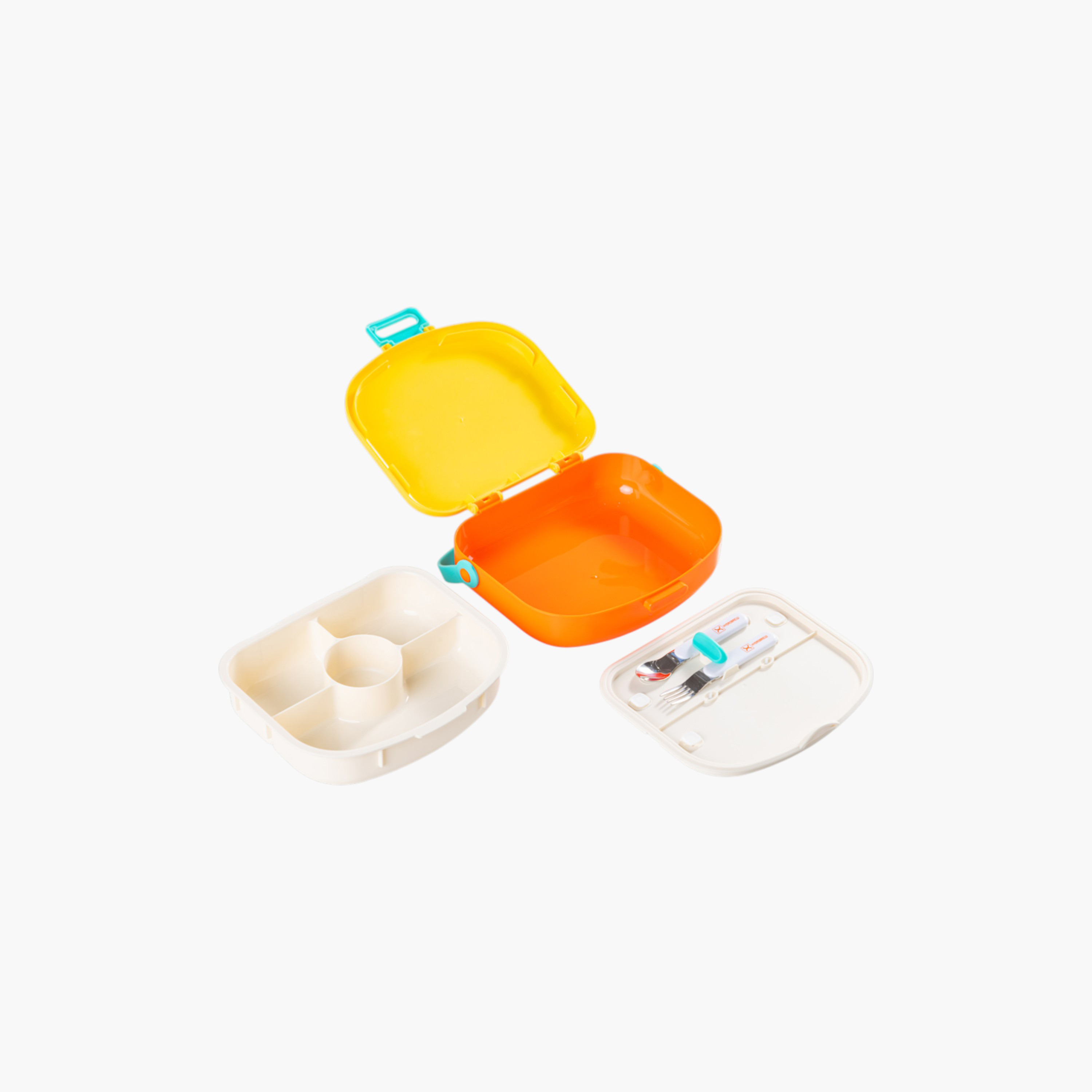 صندوق غداء بينتو 4 أقسام مع ملعقة وشوكة من هيدروبرو-school-lunchessentials-lunchboxes-image-5
