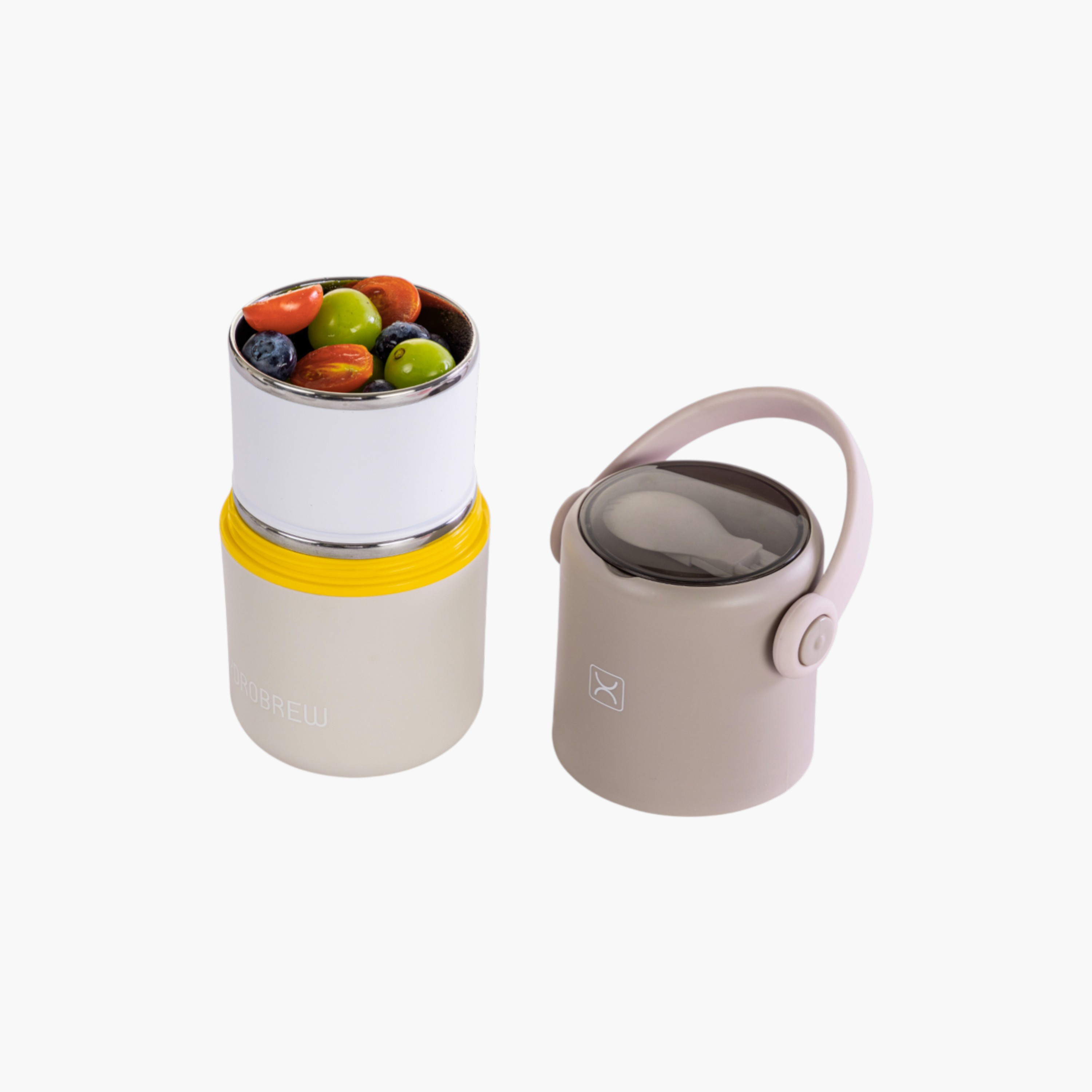 صندوق غداء مزدوج ستانلس ستيل مع شوكة وملعقة قابلة للطي من هيدرو برو-school-lunchessentials-lunchboxes-image-5