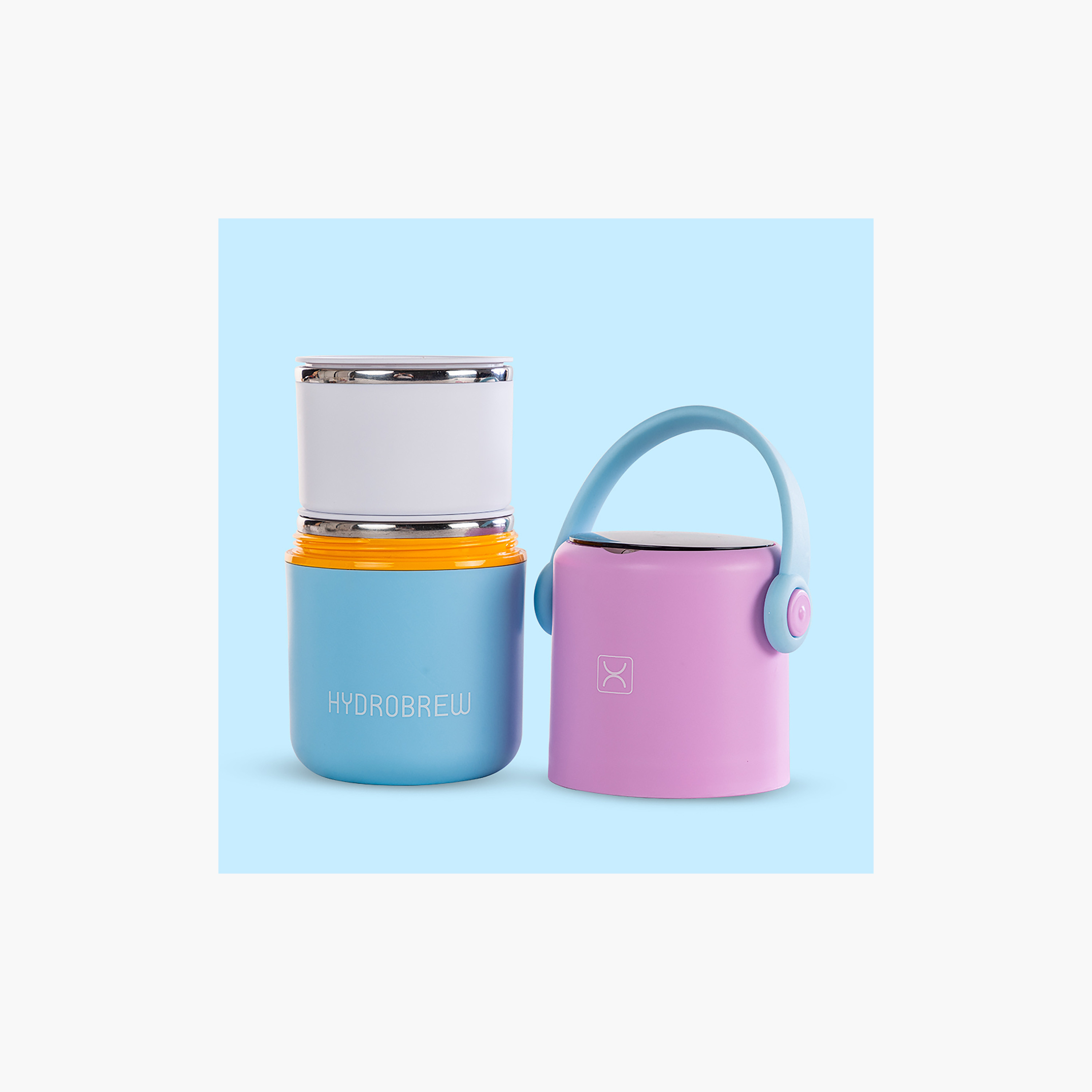 صندوق غداء مزدوج بطابقين ستانلس ستيل مع شوكة قابلة للطي من هايدروبرو-school-lunchessentials-lunchboxes-image-7