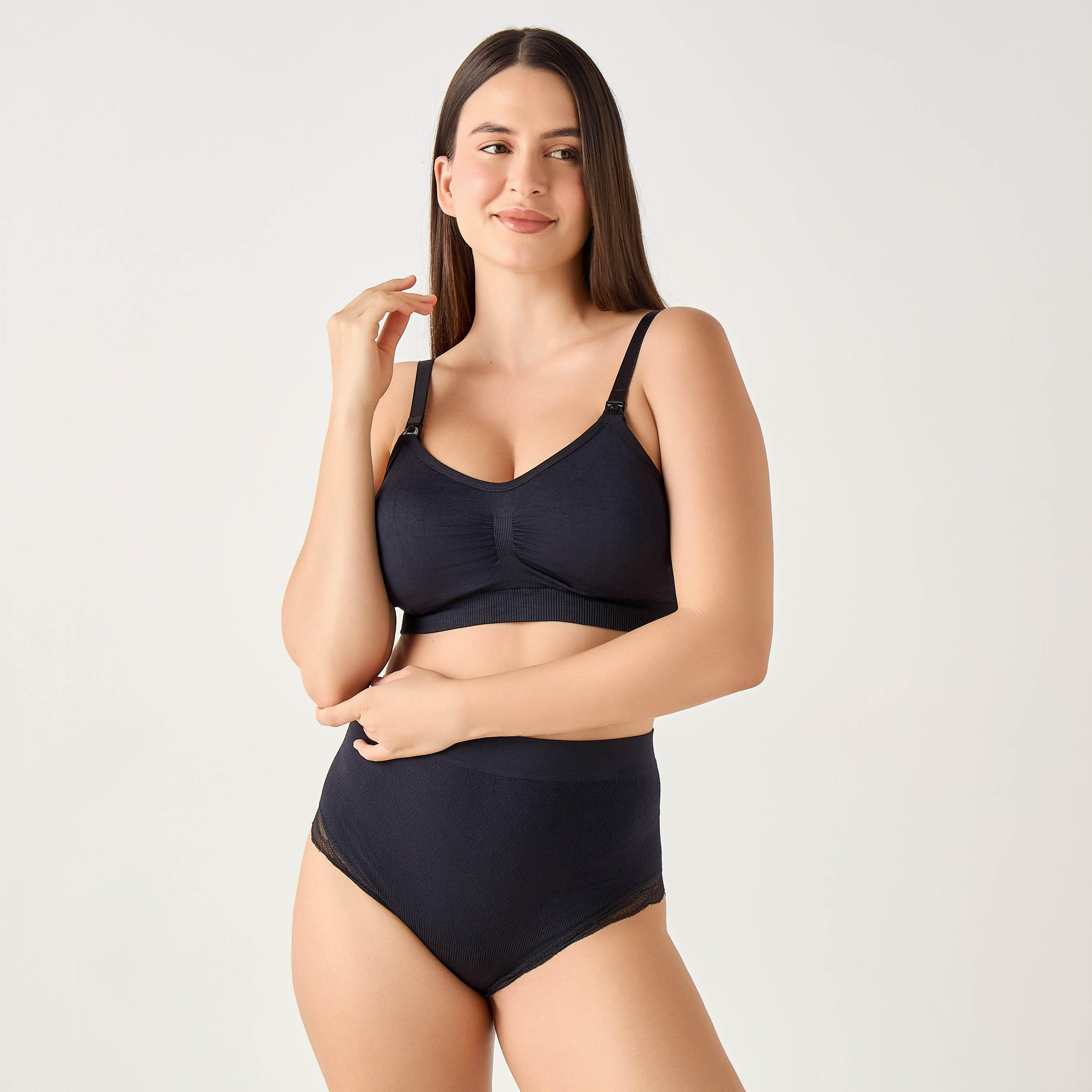 Juniors Nursing Bra with Drop-Down Nursing Clips-baby-maternalcare-maternitywear-image-2