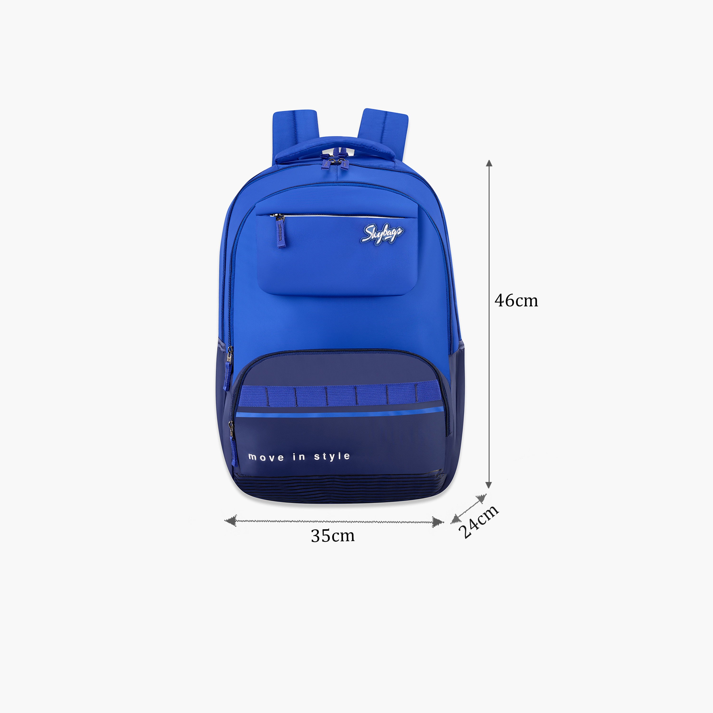 Skybags 42 L Backpack, Polyester, Adjustable Shoulder Strap | Bussin-01-school-bagsandbackpacks-backpacks-image-2