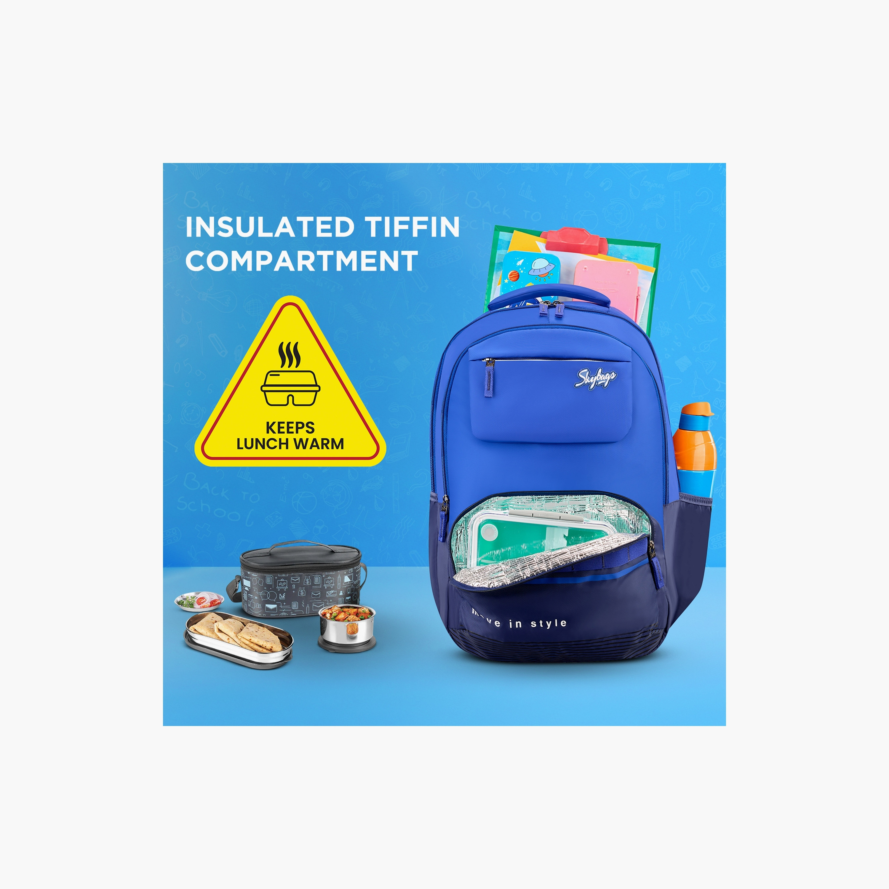 سكاي باغ- شنطة ظهر 42 لتر، بوليستر، حزام كتف قابل للتعديل | Bussin-01-school-bagsandbackpacks-backpacks-image-1