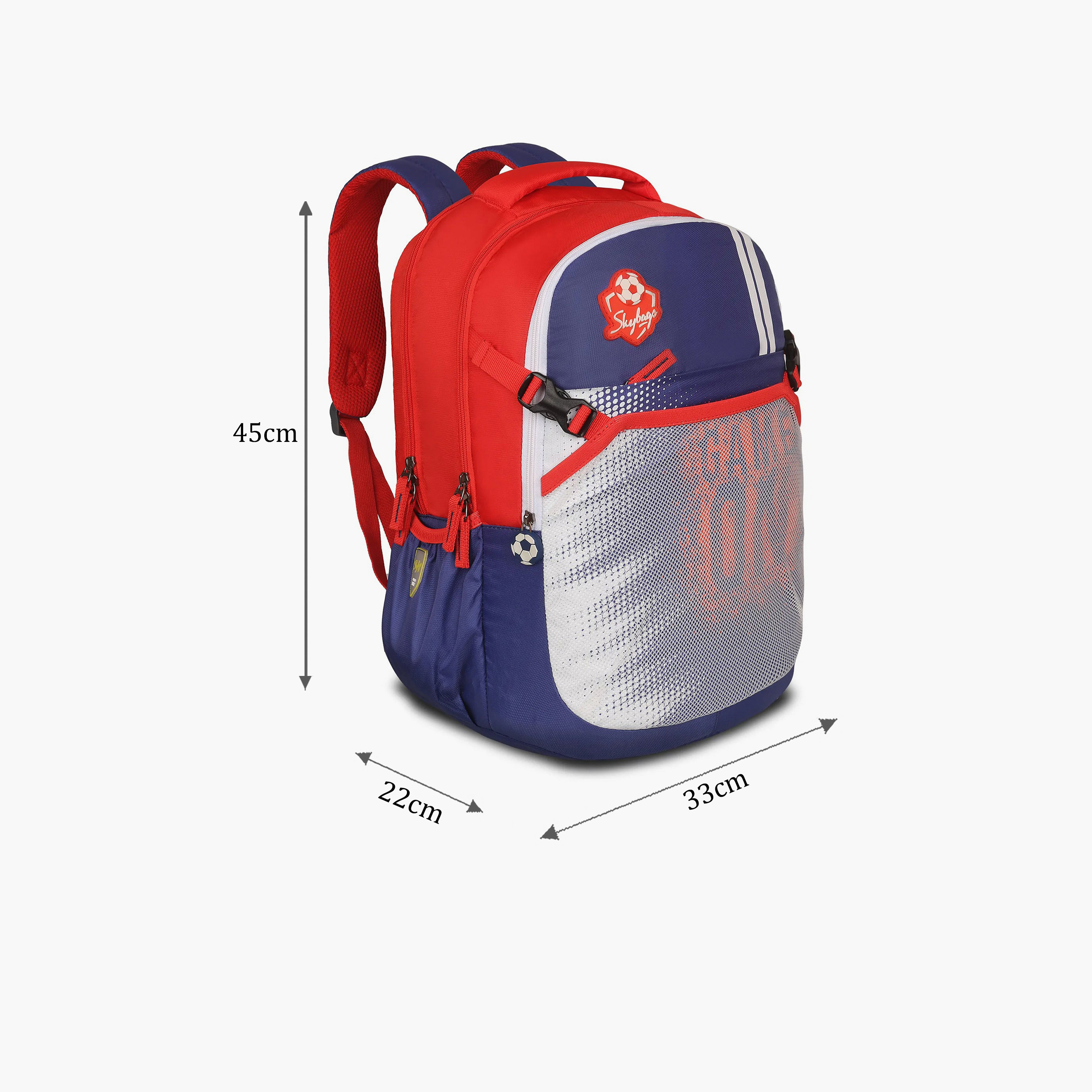 Skybags 32 L Backpack, Polyester, Adjustable Shoulder Strap | CHASE12-school-bagsandbackpacks-backpacks-image-2