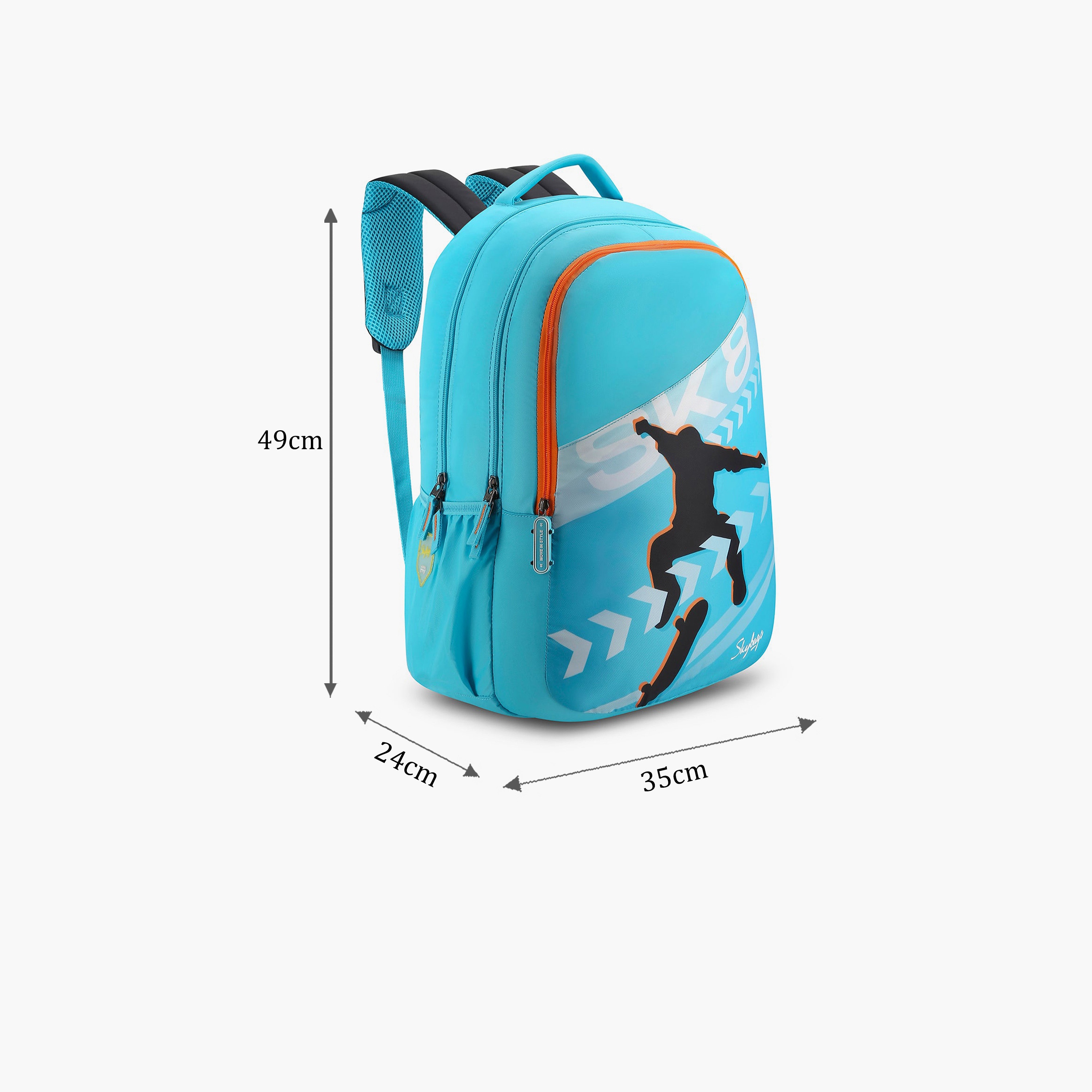 Skybags 37.5 L Backpack, Polyester, Adjustable Shoulder Strap | FLOW12-school-bagsandbackpacks-backpacks-image-2