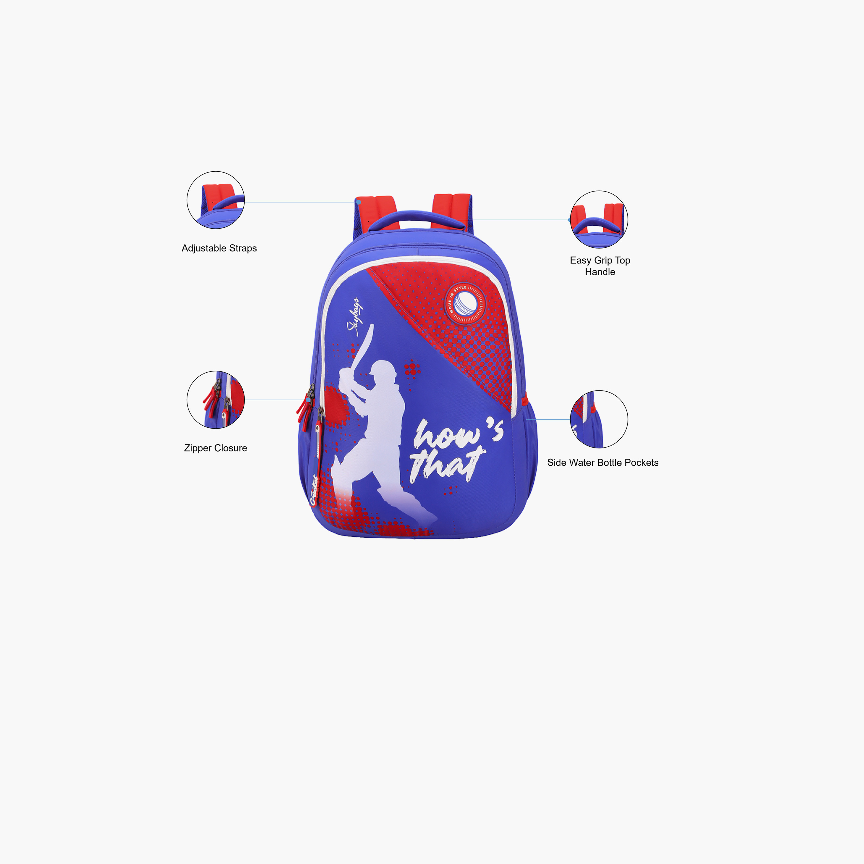 سكاي باغ- شنطة ظهر 37.5 لتر، بوليستر، حزام كتف قابل للتعديل | FLOW12-school-bagsandbackpacks-backpacks-image-12