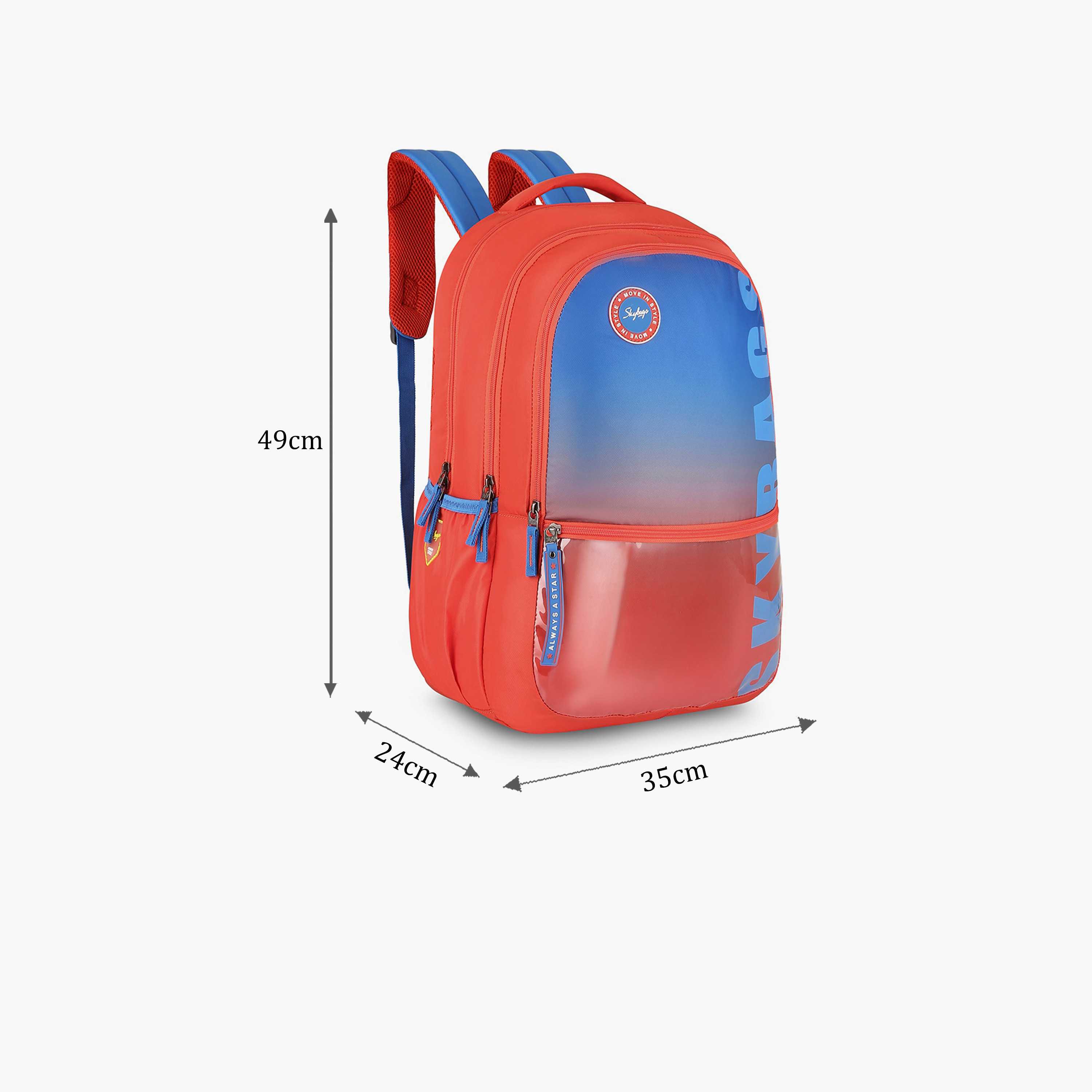 Skybags 37.5 L Backpack, Polyester, Adjustable Shoulder Strap | FLOW12-school-bagsandbackpacks-backpacks-image-10