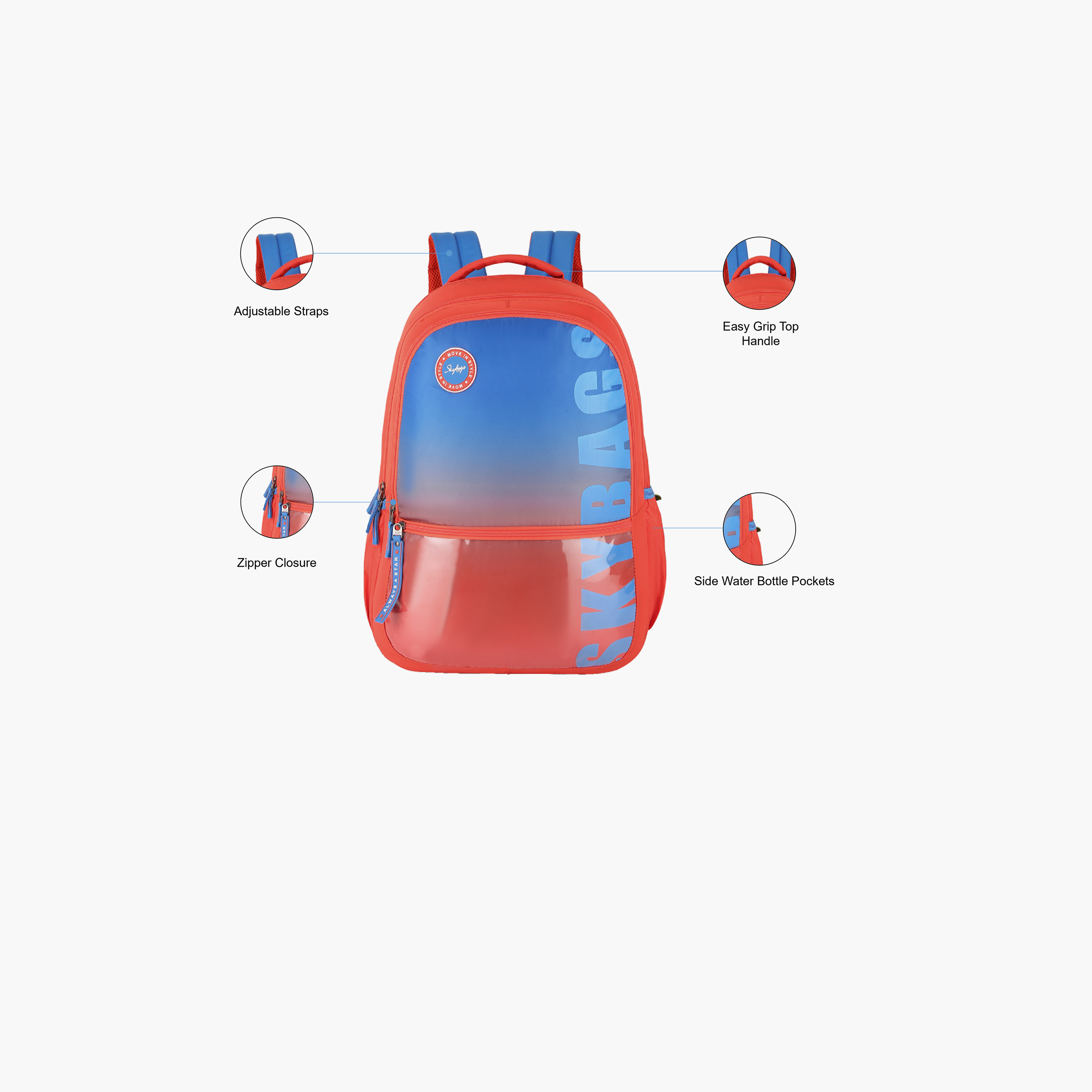 Skybags 37.5 L Backpack, Polyester, Adjustable Shoulder Strap | FLOW12-school-bagsandbackpacks-backpacks-image-11