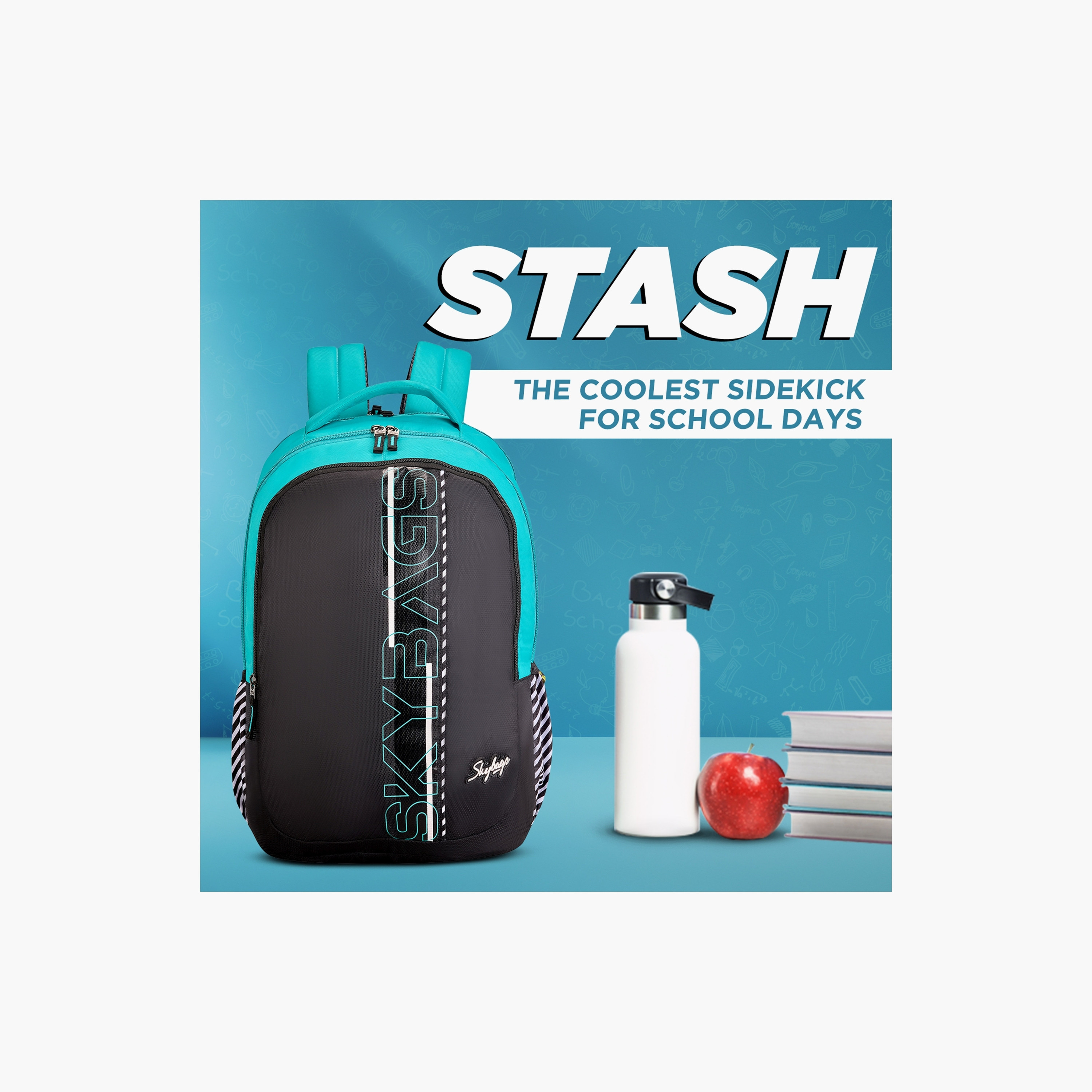 Skybags 38 L Backpack, Polyester, Adjustable Shoulder Strap | Stash-02-school-bagsandbackpacks-backpacks-image-6