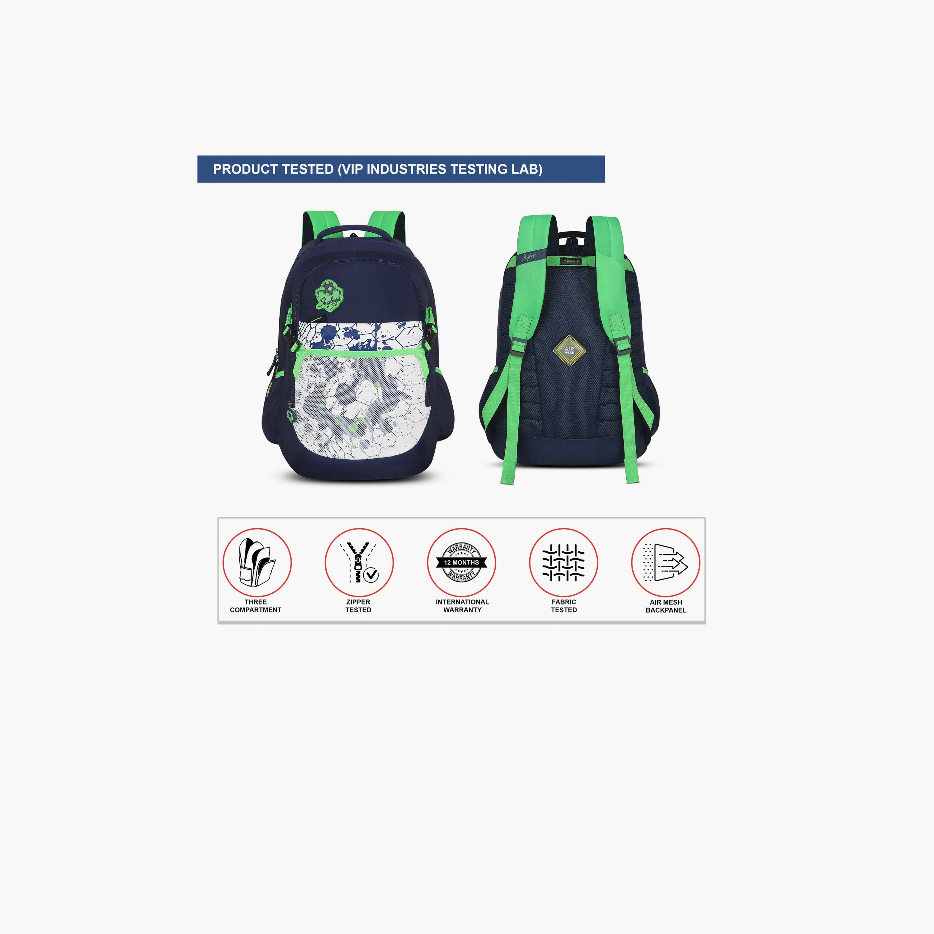سكاي باغ- شنطة ظهر 29 لتر، بوليستر، حزام كتف قابل للتعديل | STRIKE21-school-bagsandbackpacks-backpacks-image-1