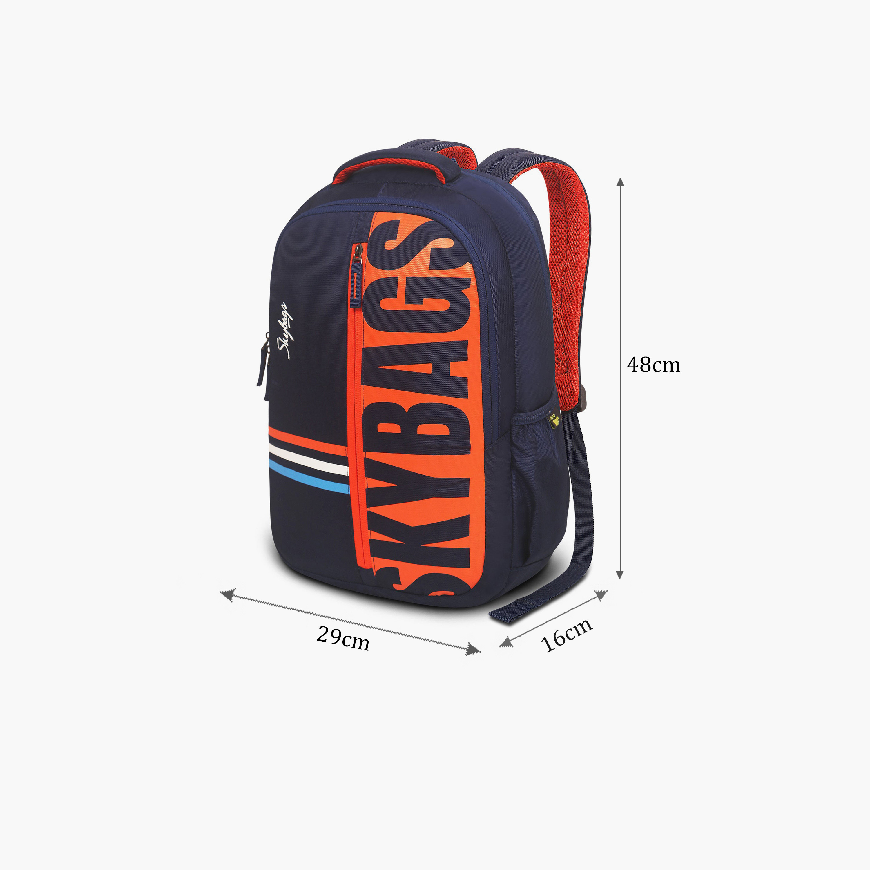 Skybags 22 L Backpack, Polyester, Adjustable Shoulder Strap | KREW-2-school-bagsandbackpacks-backpacks-image-8