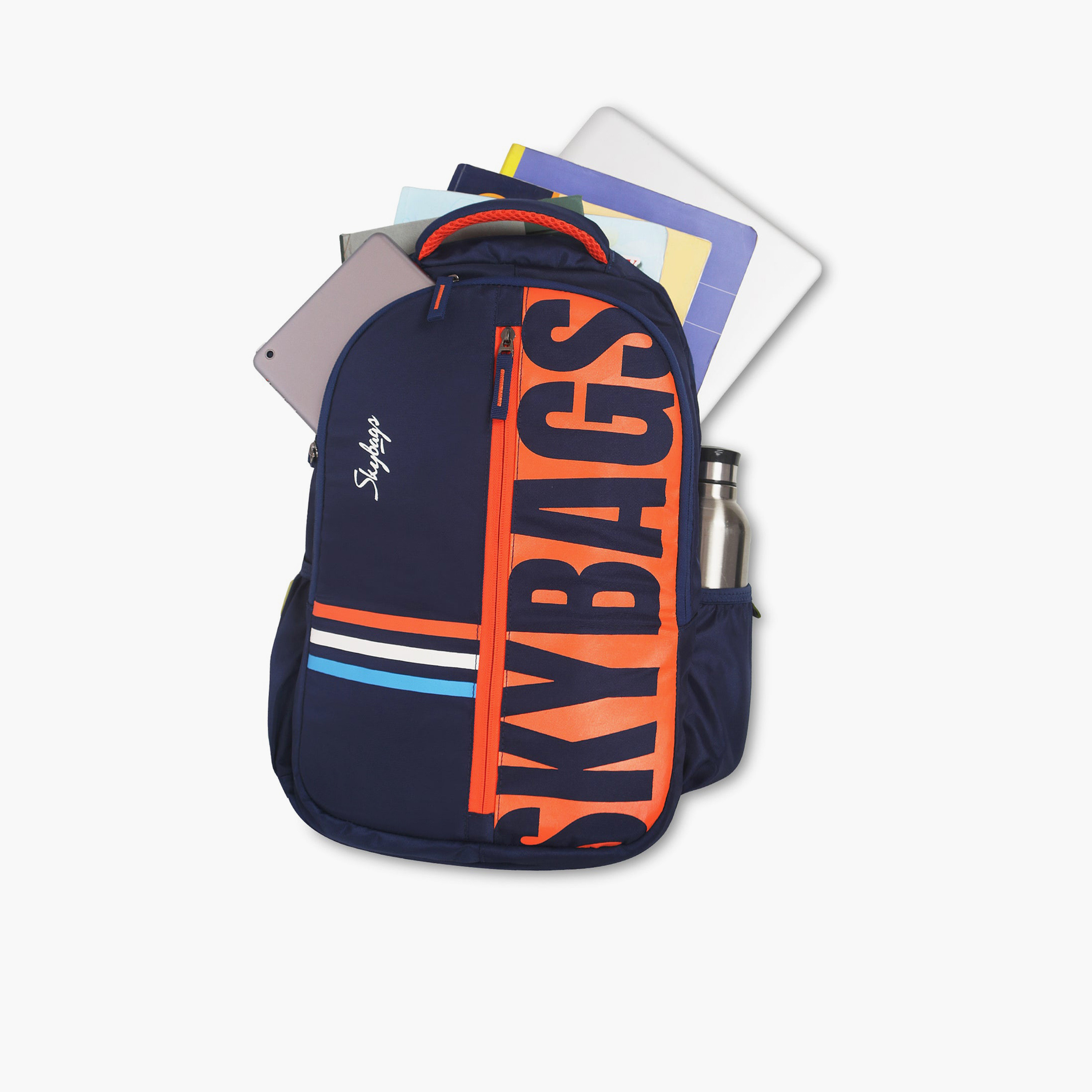Skybags 22 L Backpack, Polyester, Adjustable Shoulder Strap | KREW-2-school-bagsandbackpacks-backpacks-image-13