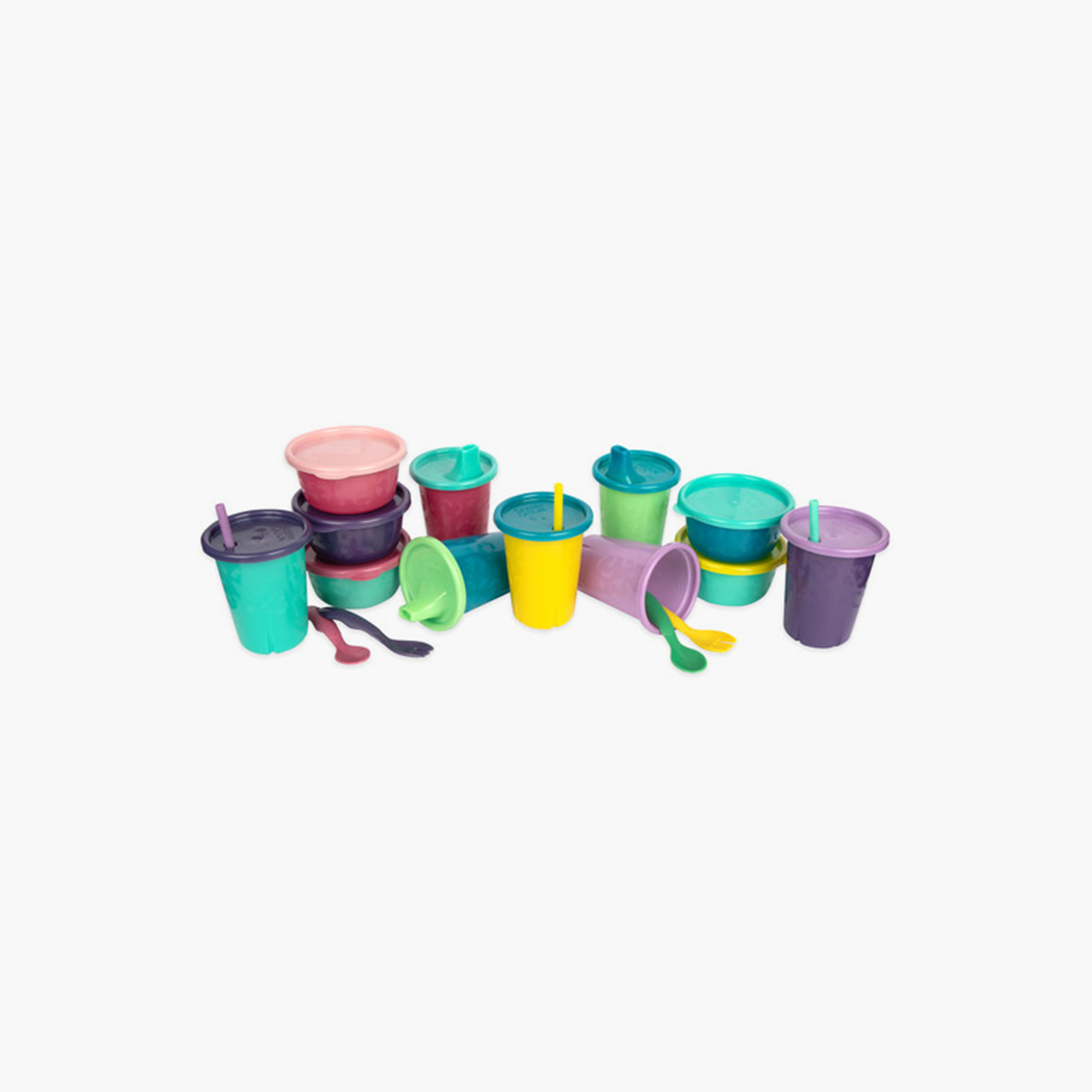 Pack of 3 The First Years GreenGrown Reusable Straw Cup, 296 ml-baby-feeding-mealtimeessentials-image-3