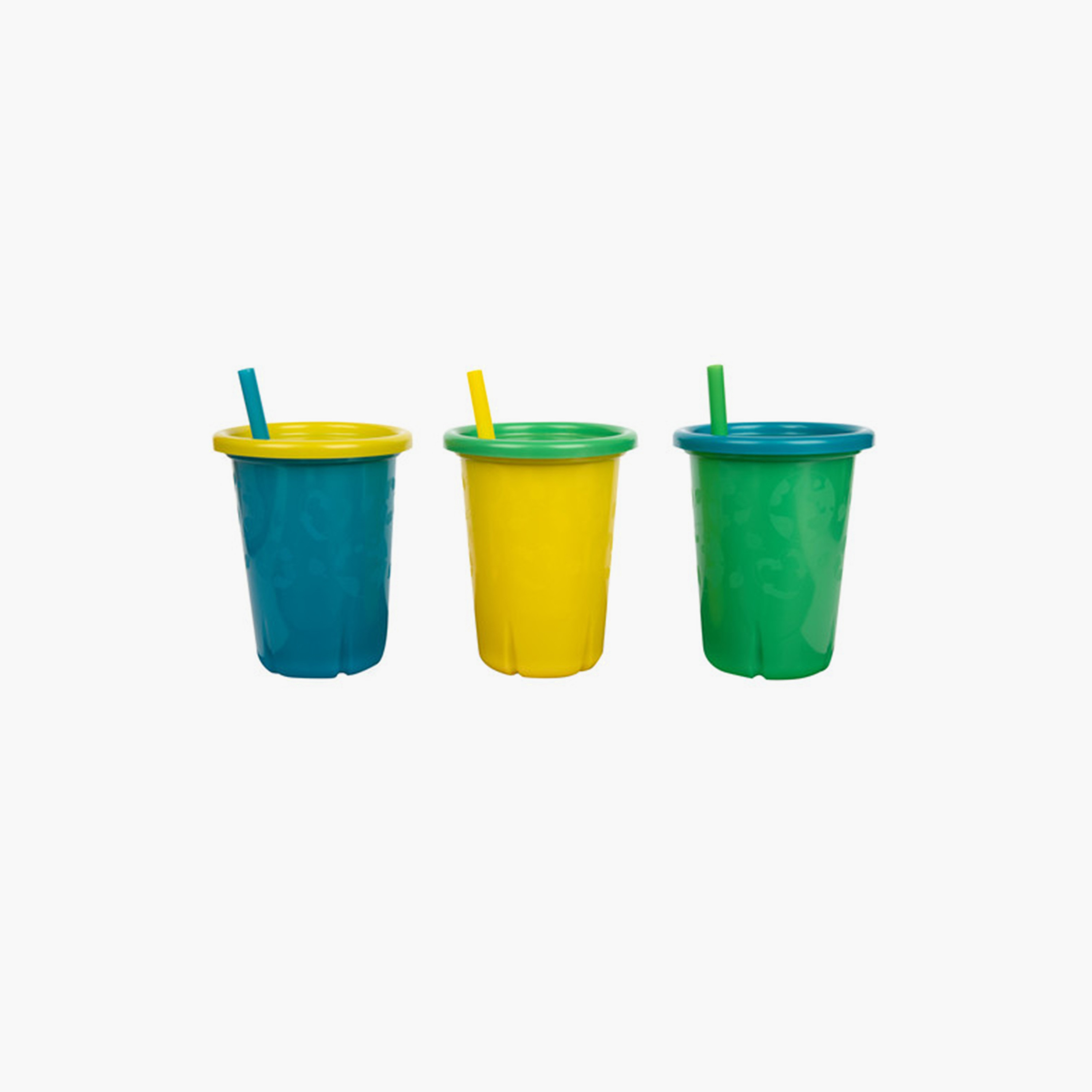 Pack of 3 The First Years GreenGrown Reusable Straw Cup, 296 ml-baby-feeding-mealtimeessentials-image-1