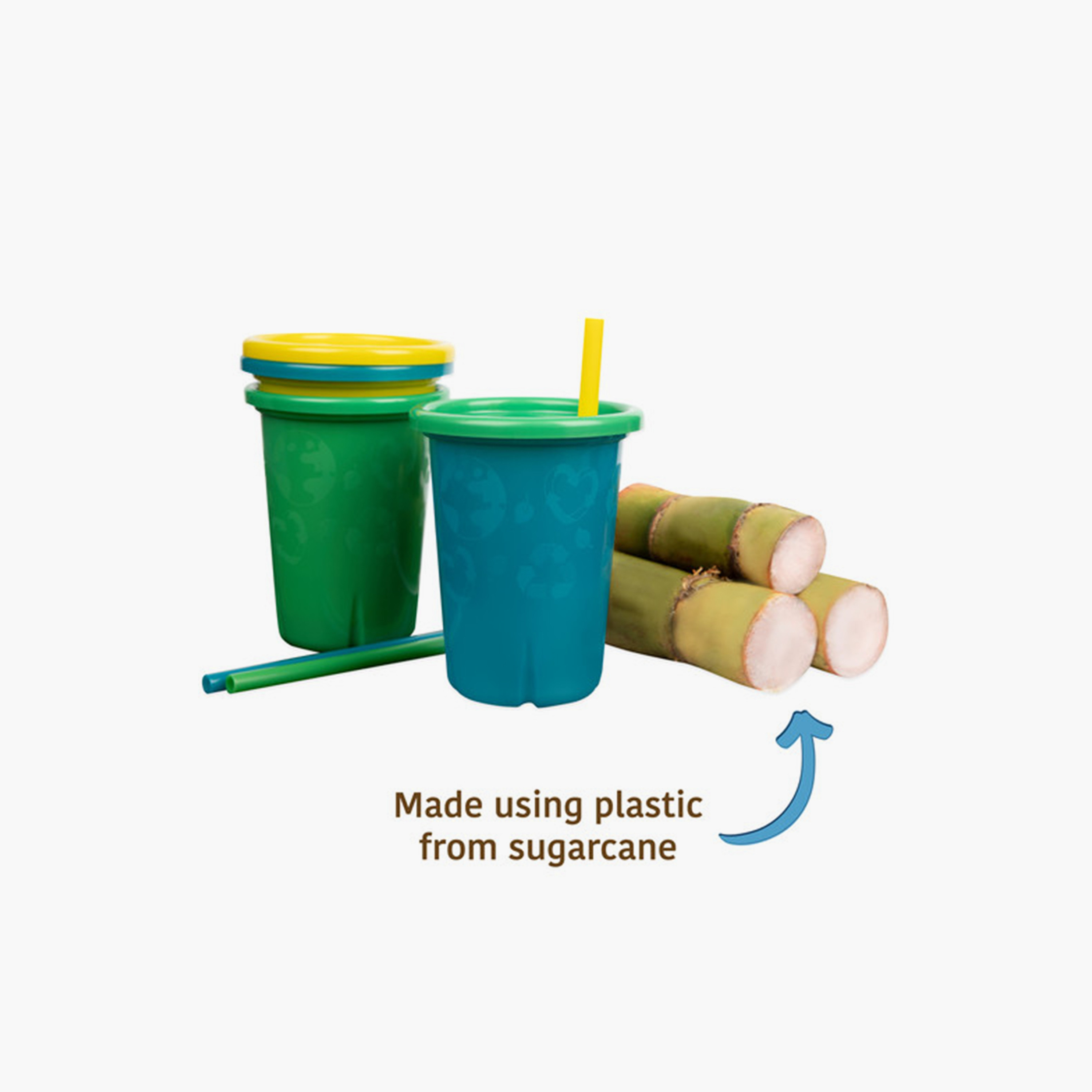 Pack of 3 The First Years GreenGrown Reusable Straw Cup, 296 ml-baby-feeding-mealtimeessentials-image-9