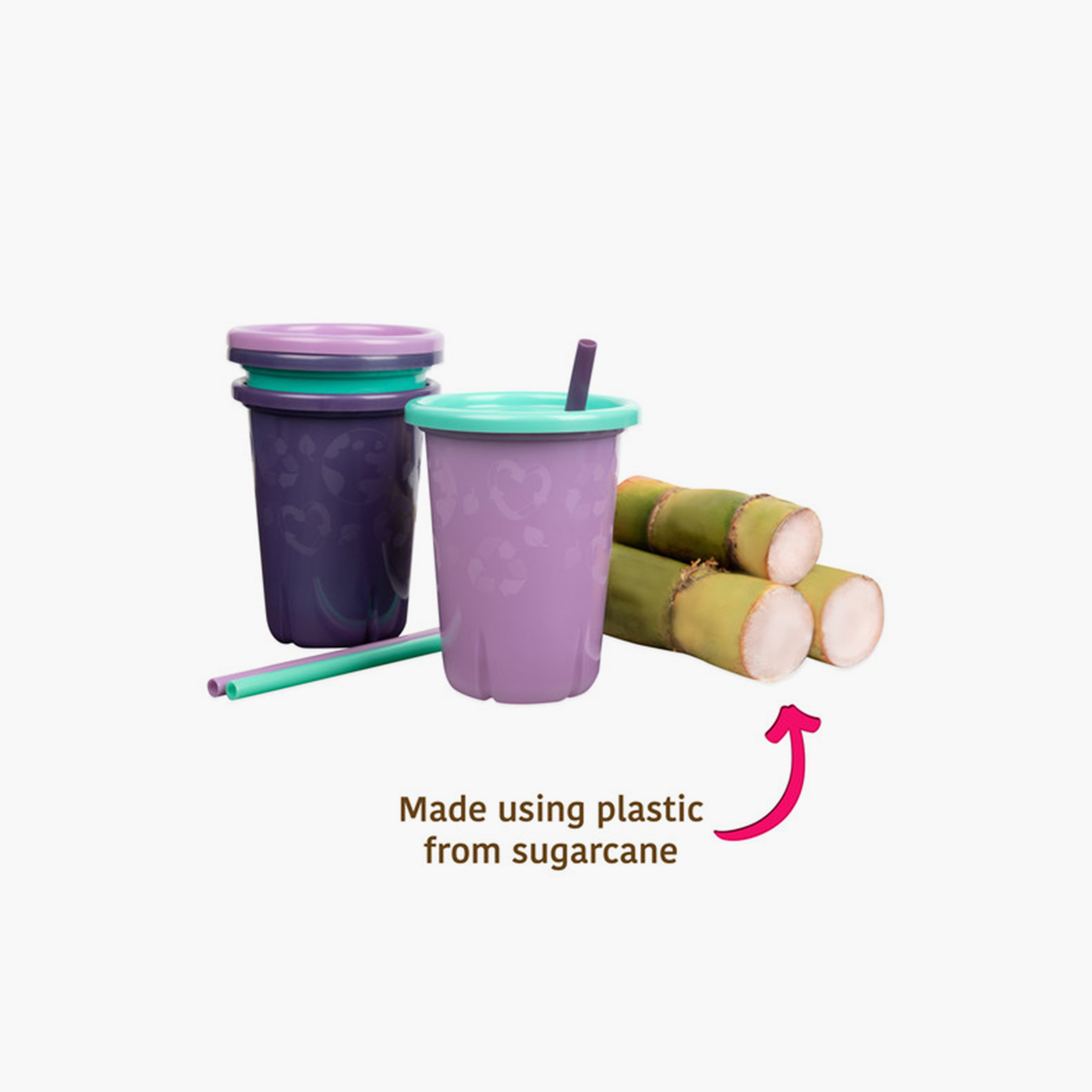 Pack of 3 The First Years GreenGrown Reusable Straw Cup, 295 ml-baby-feeding-mealtimeessentials-image-9
