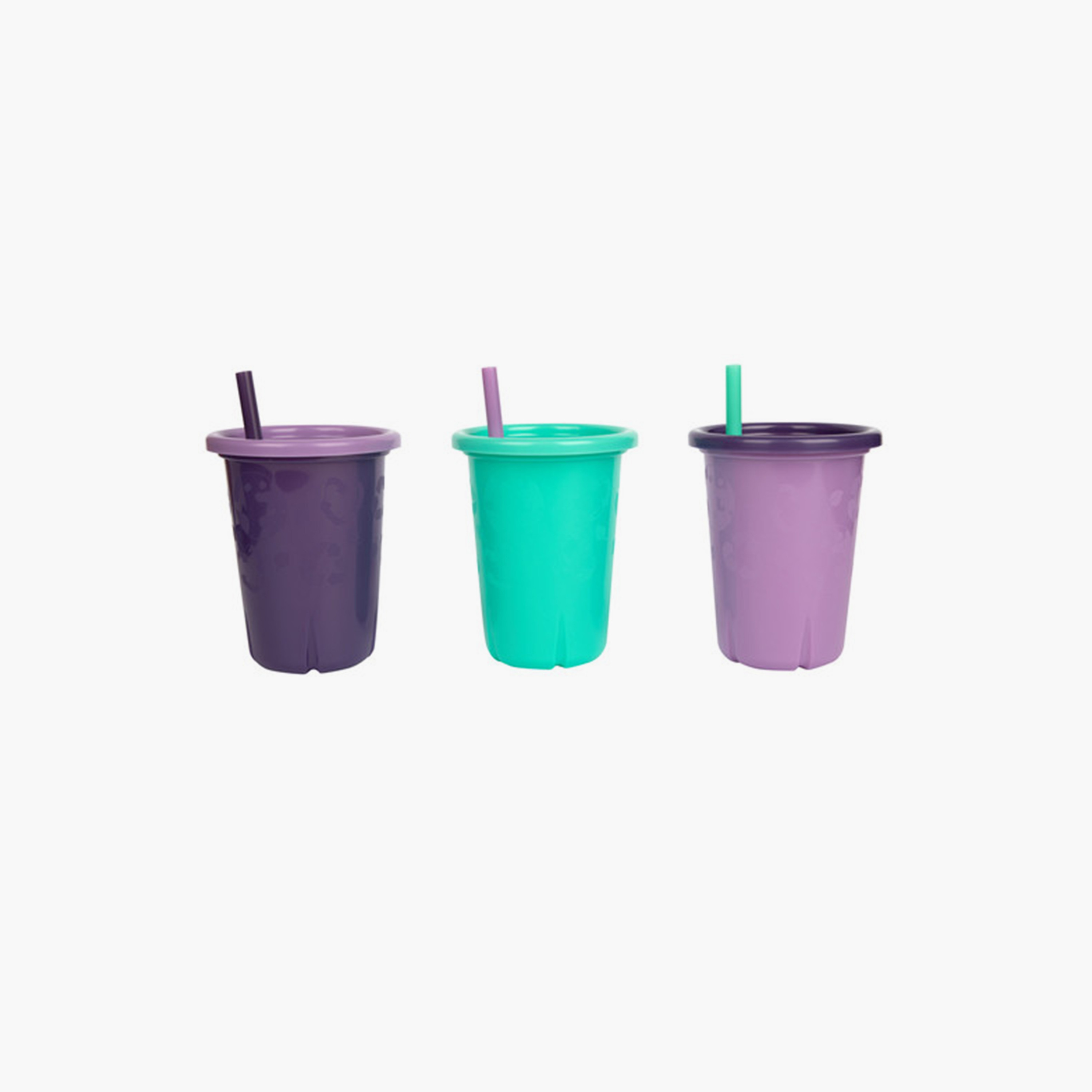 Pack of 3 The First Years GreenGrown Reusable Straw Cup, 295 ml-baby-feeding-mealtimeessentials-image-1