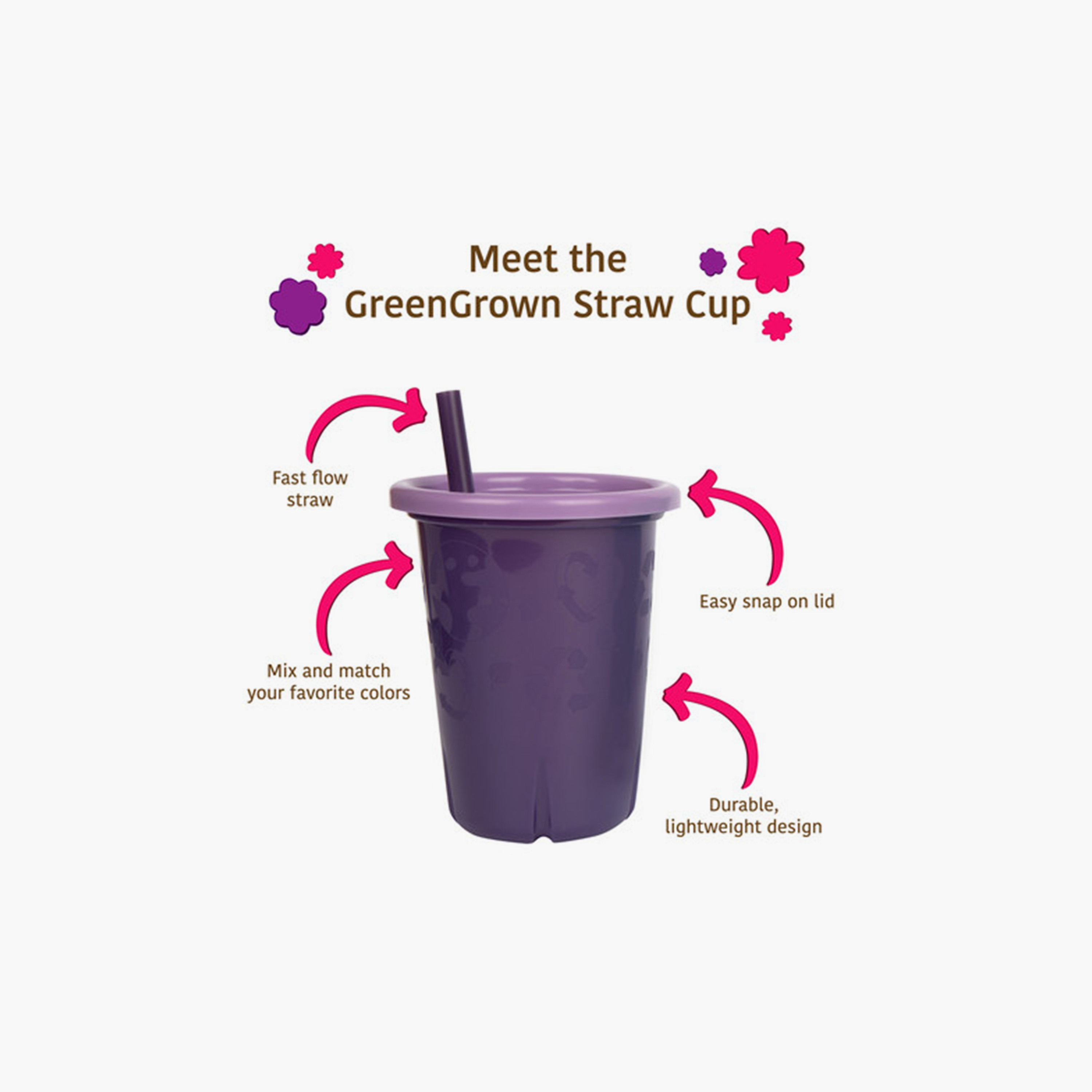 Pack of 3 The First Years GreenGrown Reusable Straw Cup, 295 ml-baby-feeding-mealtimeessentials-image-7