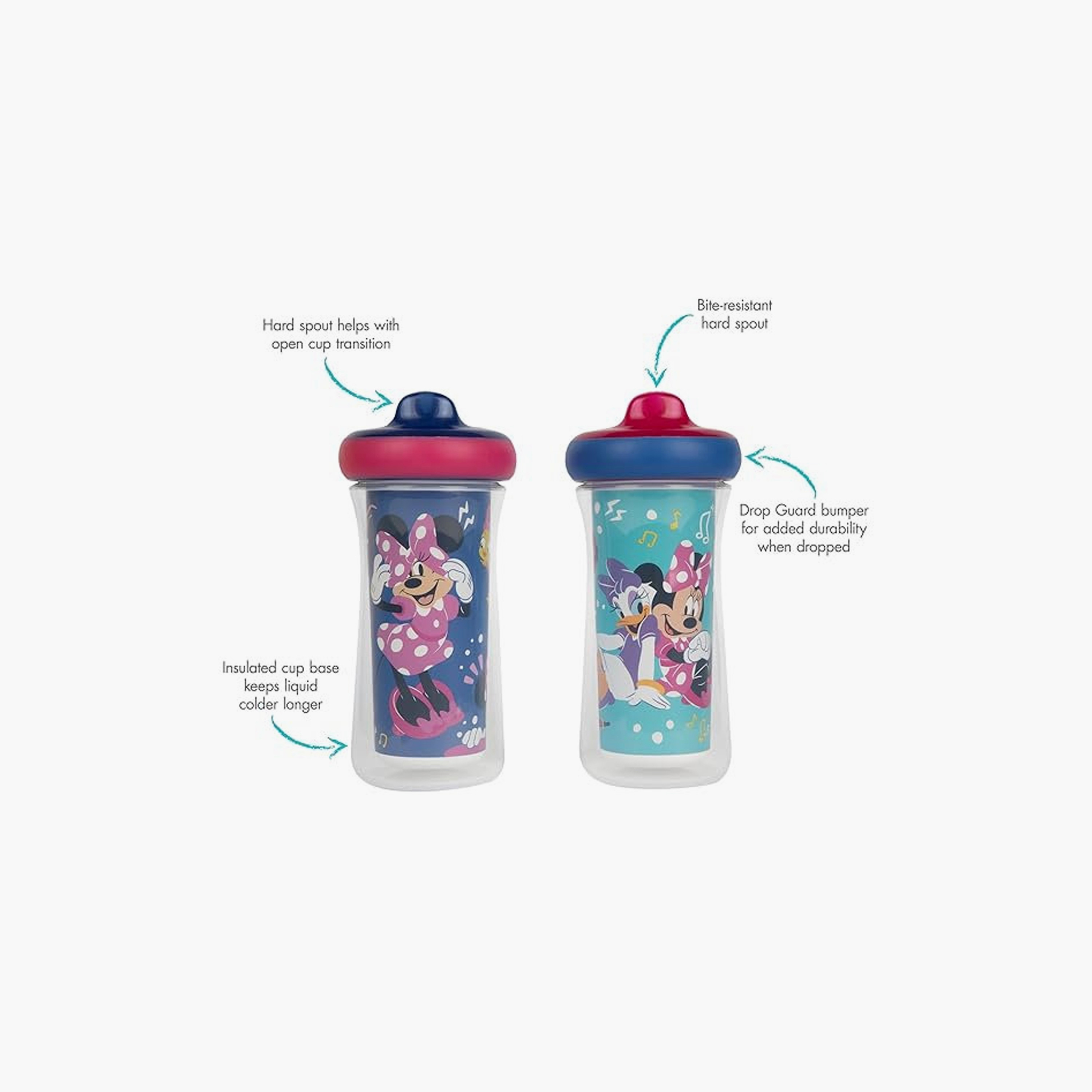 Boon 2-Piece The First Years Minnie Insulated Sippy Cup - 9Oz-baby-feeding-accessories-image-2