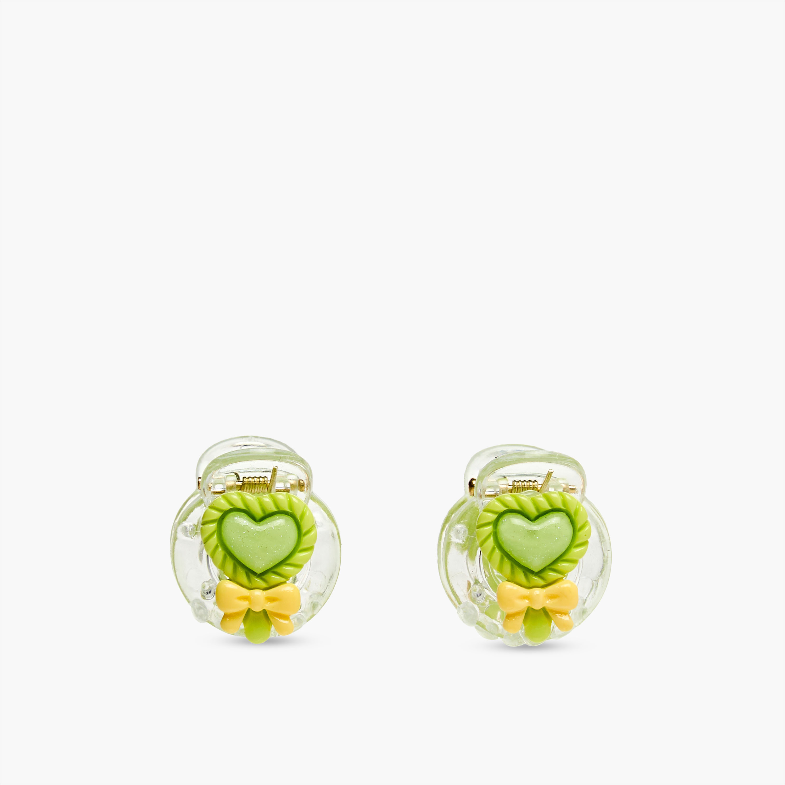 مشابك شعر للبنات مزينة بالقلوب من تشارمز - بوليستر - طقم 10-girls-accessories-hairaccessories-image-2